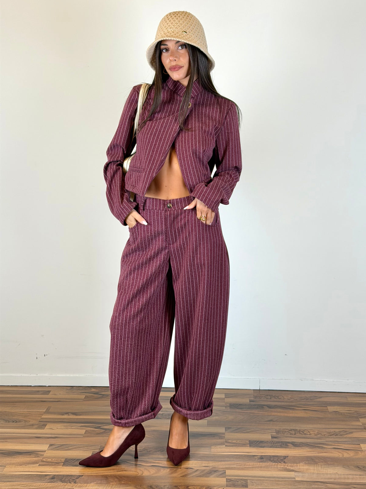 Giacca completo Hypnotic bordeaux