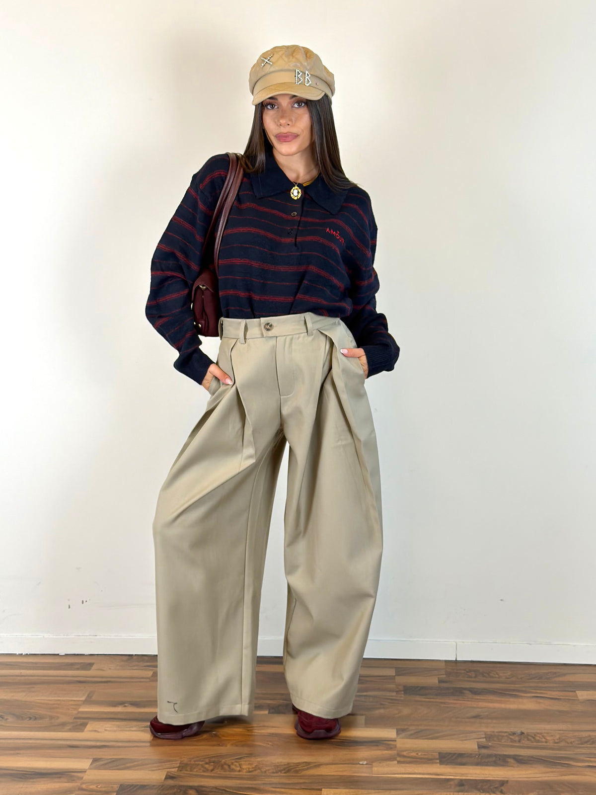 Pantalone old school beige