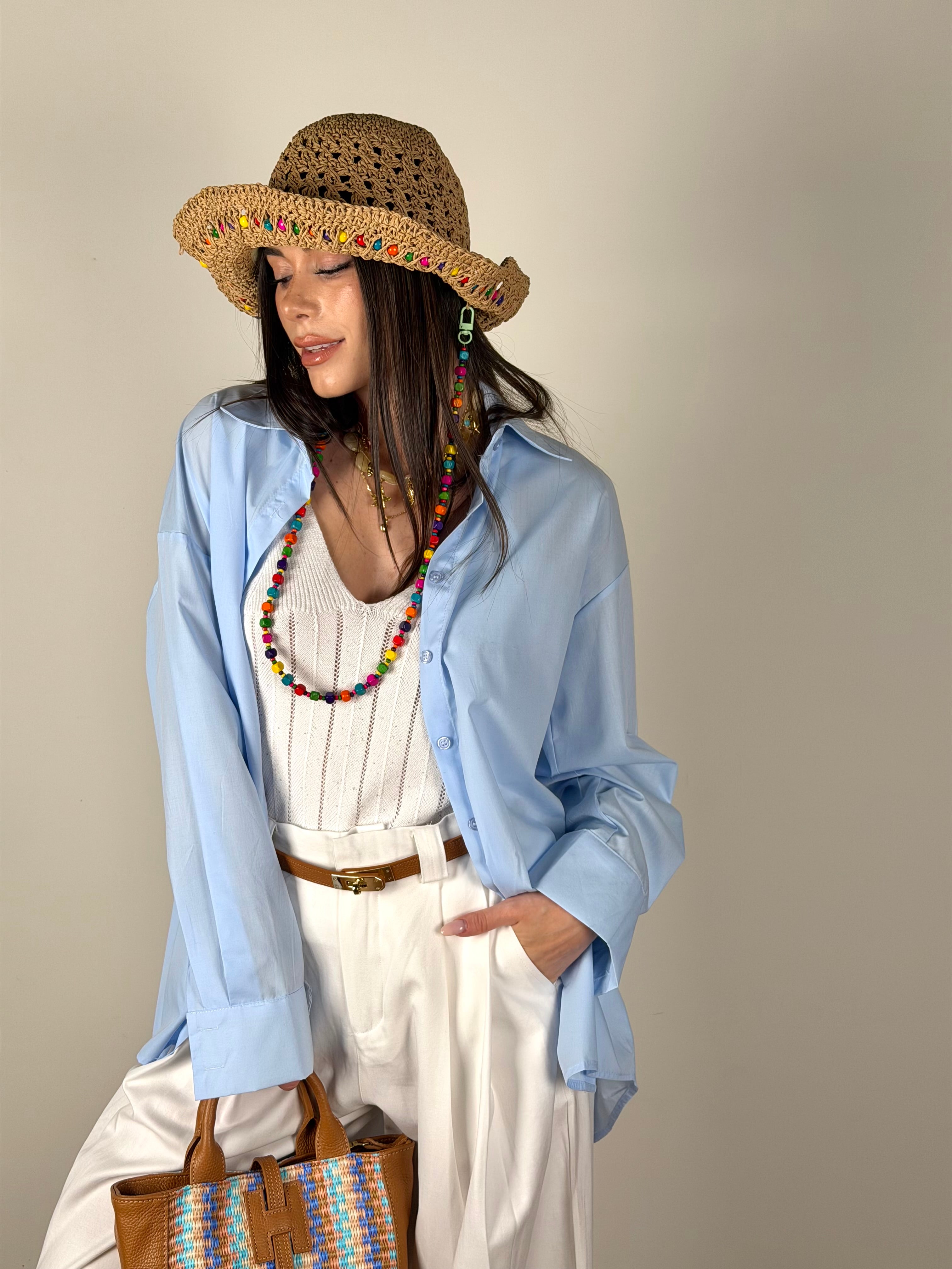 Camicia Zoe celeste