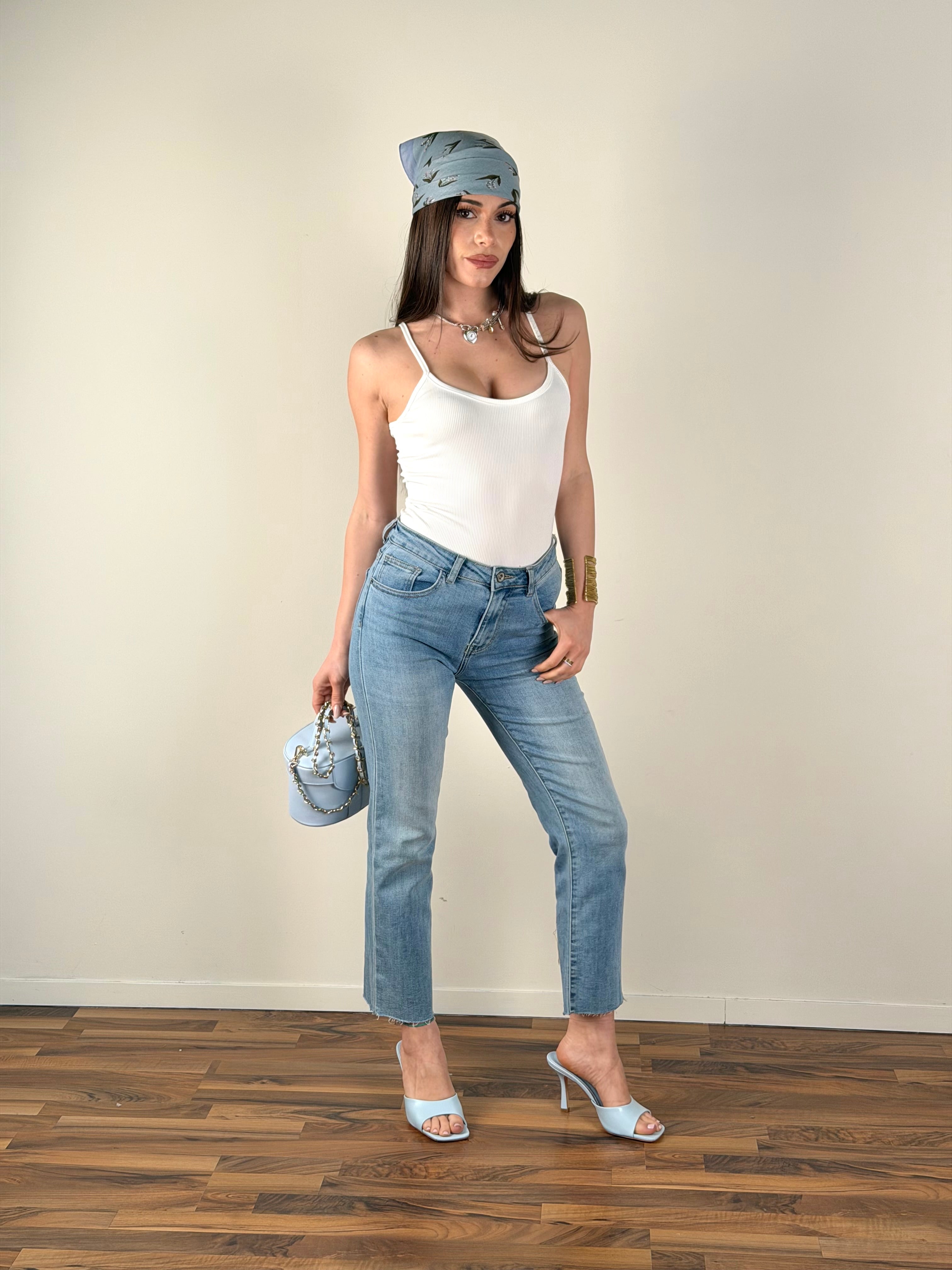 Top Casual bianco
