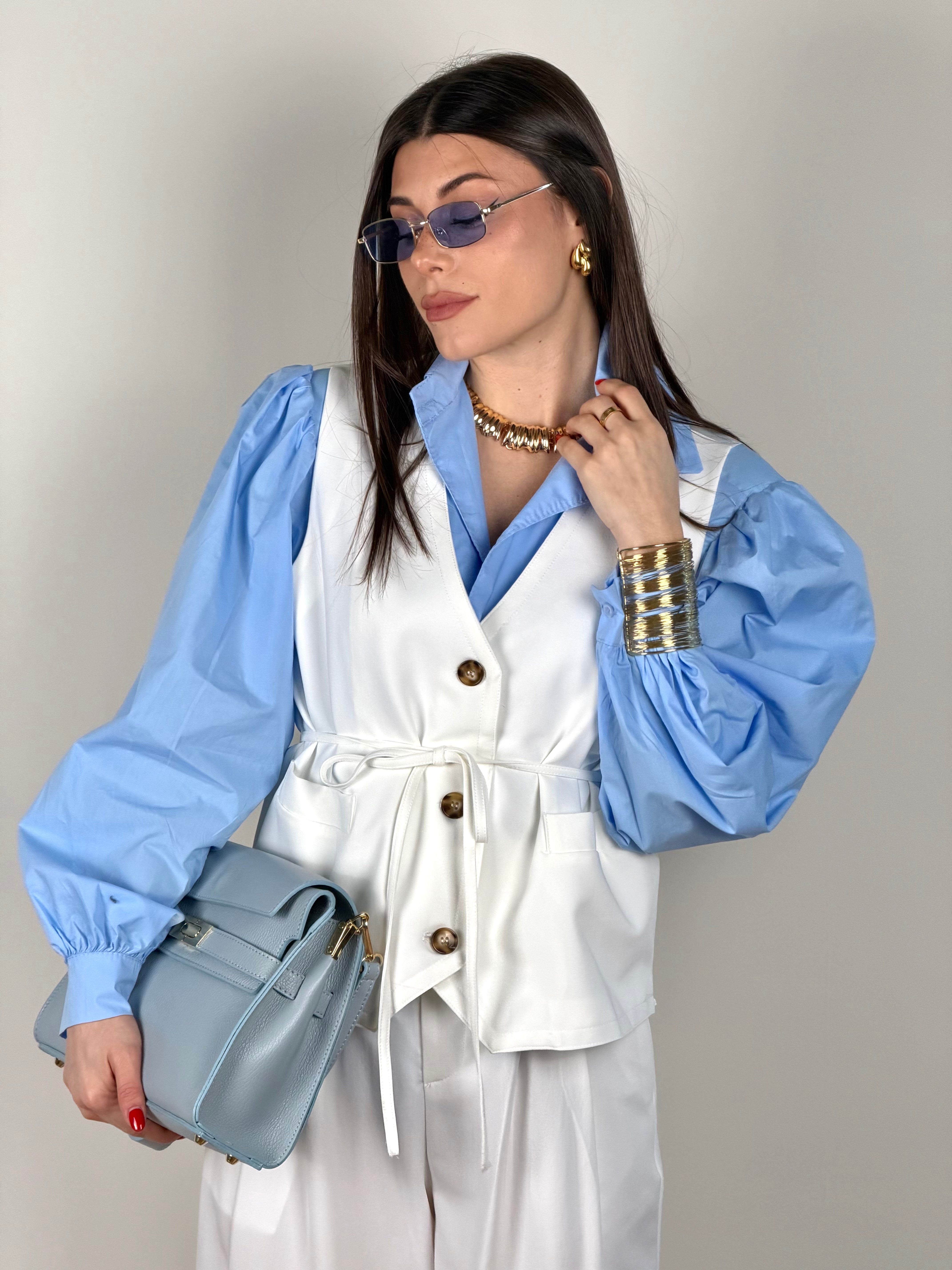 Gilet Morgana bianco