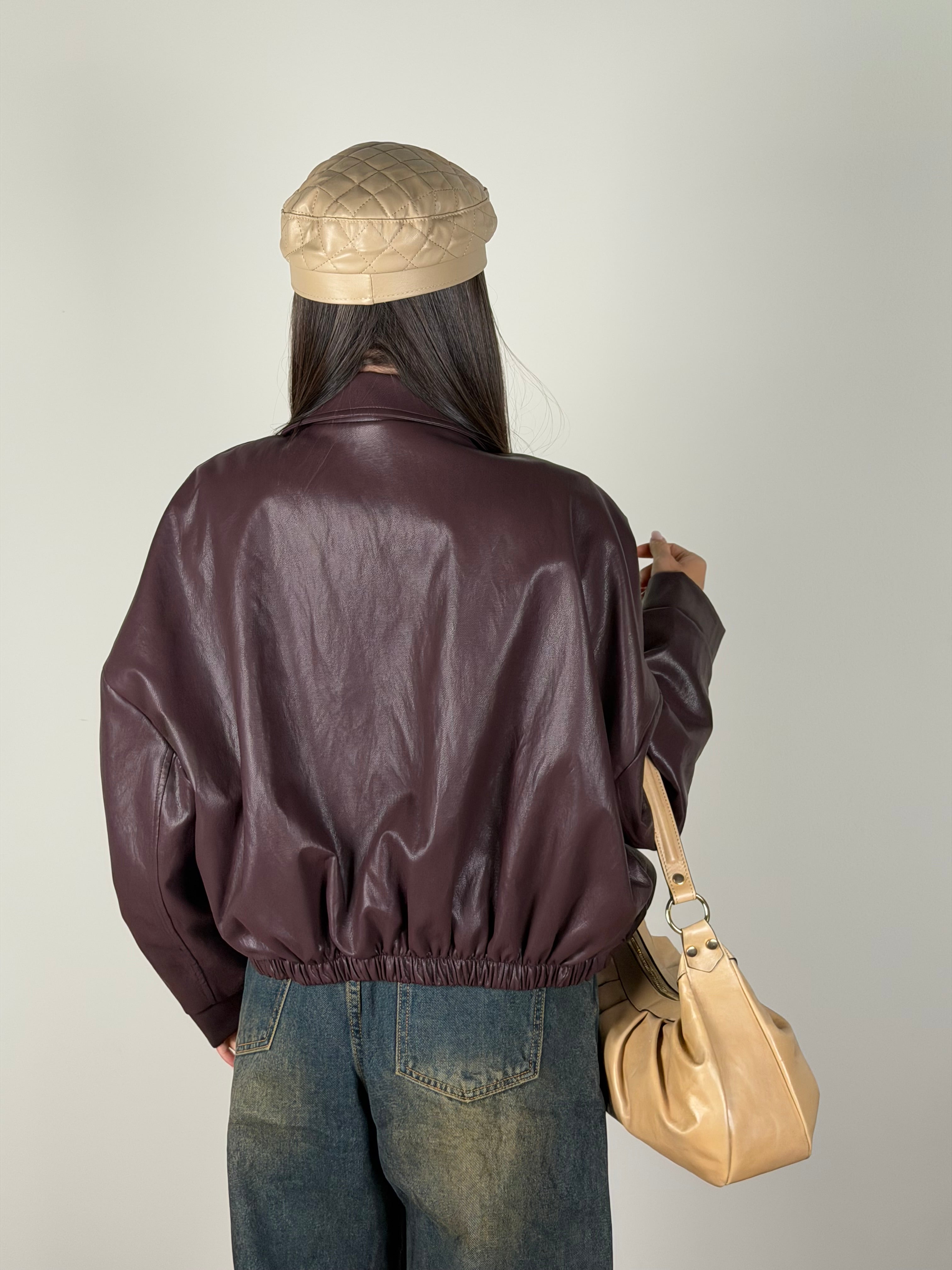Bomber ecopelle Cleo