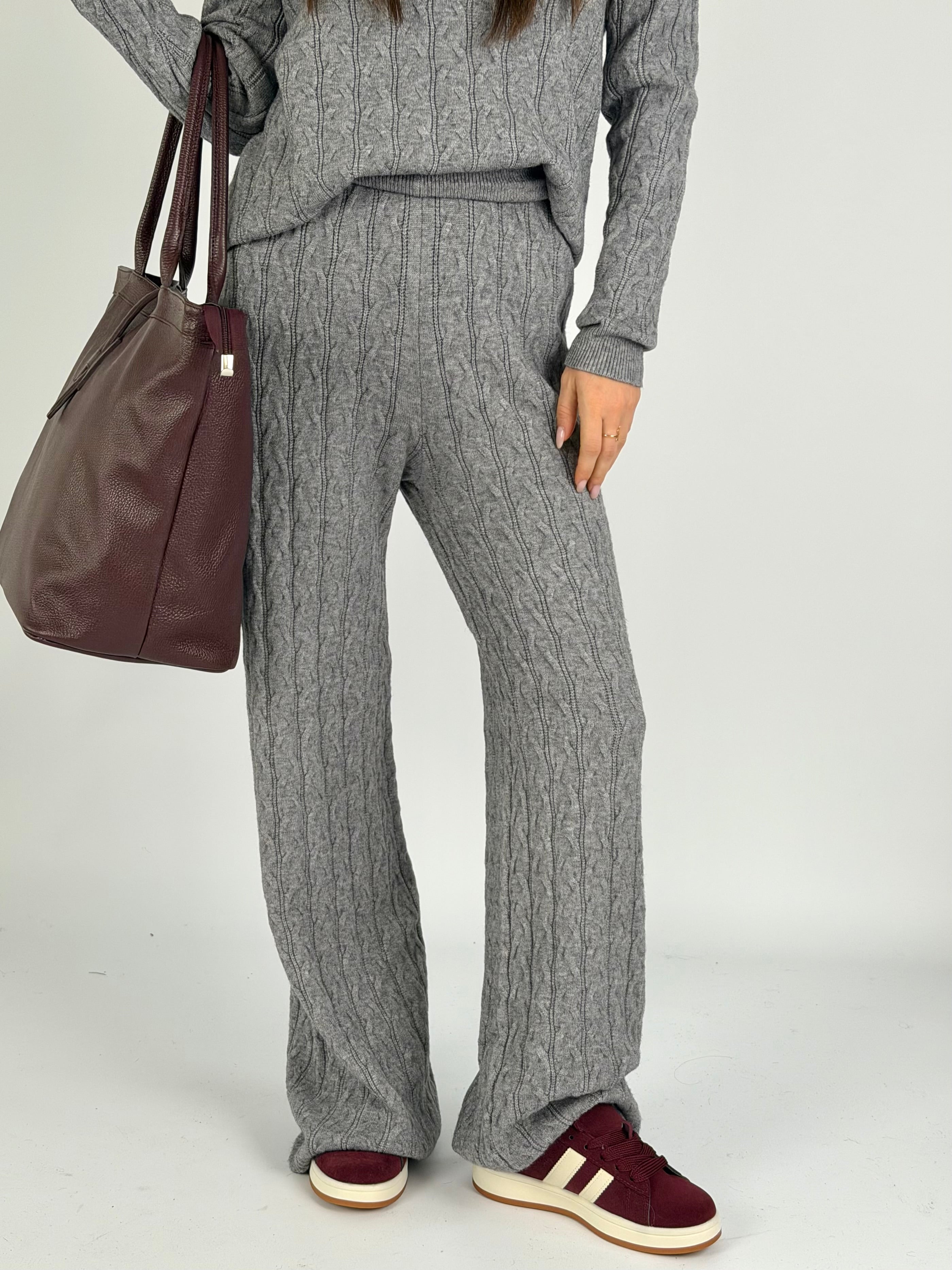 Tuta sportiva glam grigia