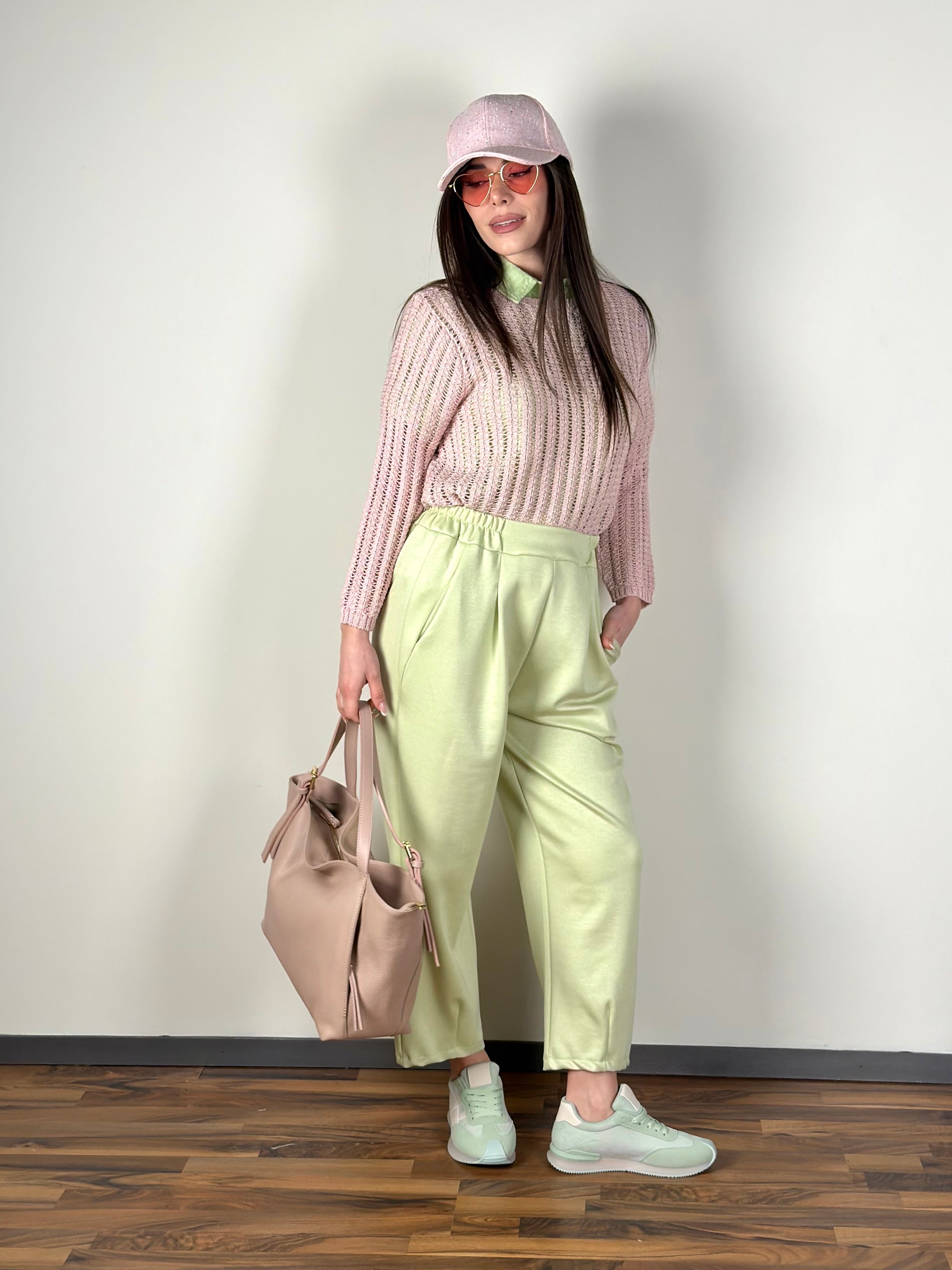 Pantalone Angelina verde