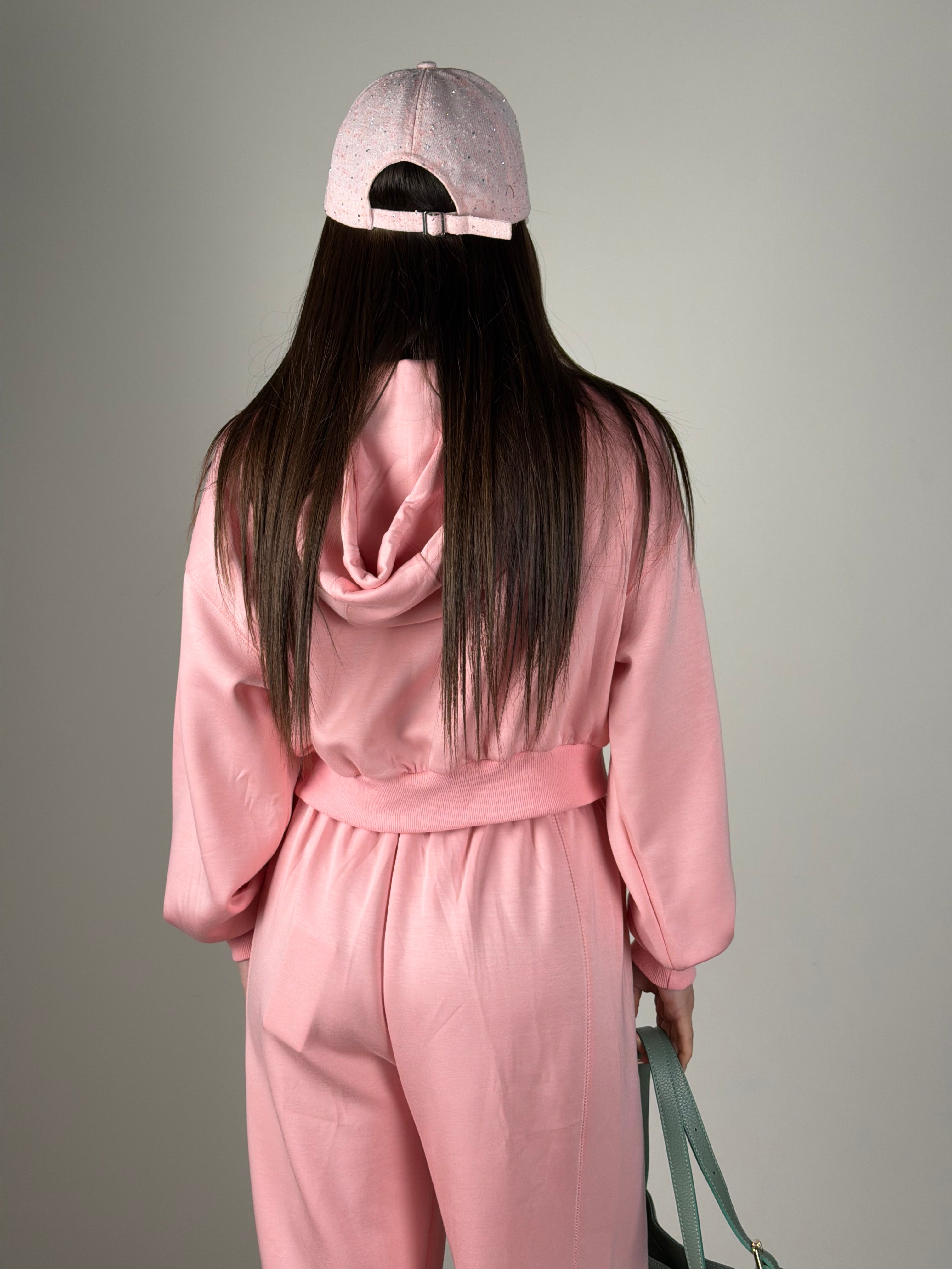 Tuta sportiva Soleil rosa