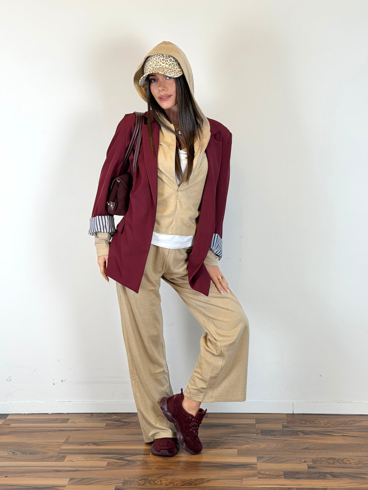 Giacca Zoe bordeaux