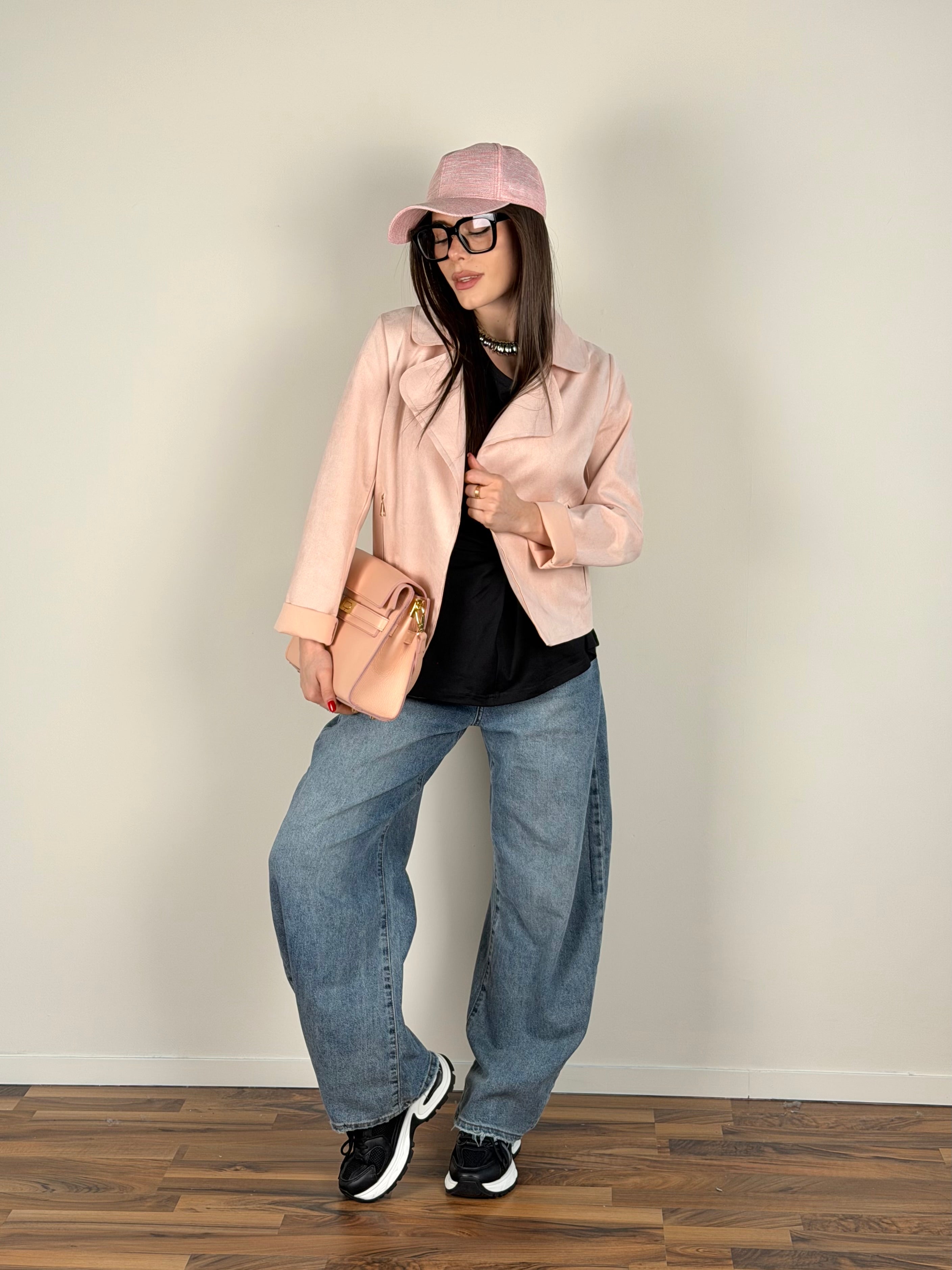 T-shirt nodino laterale nero