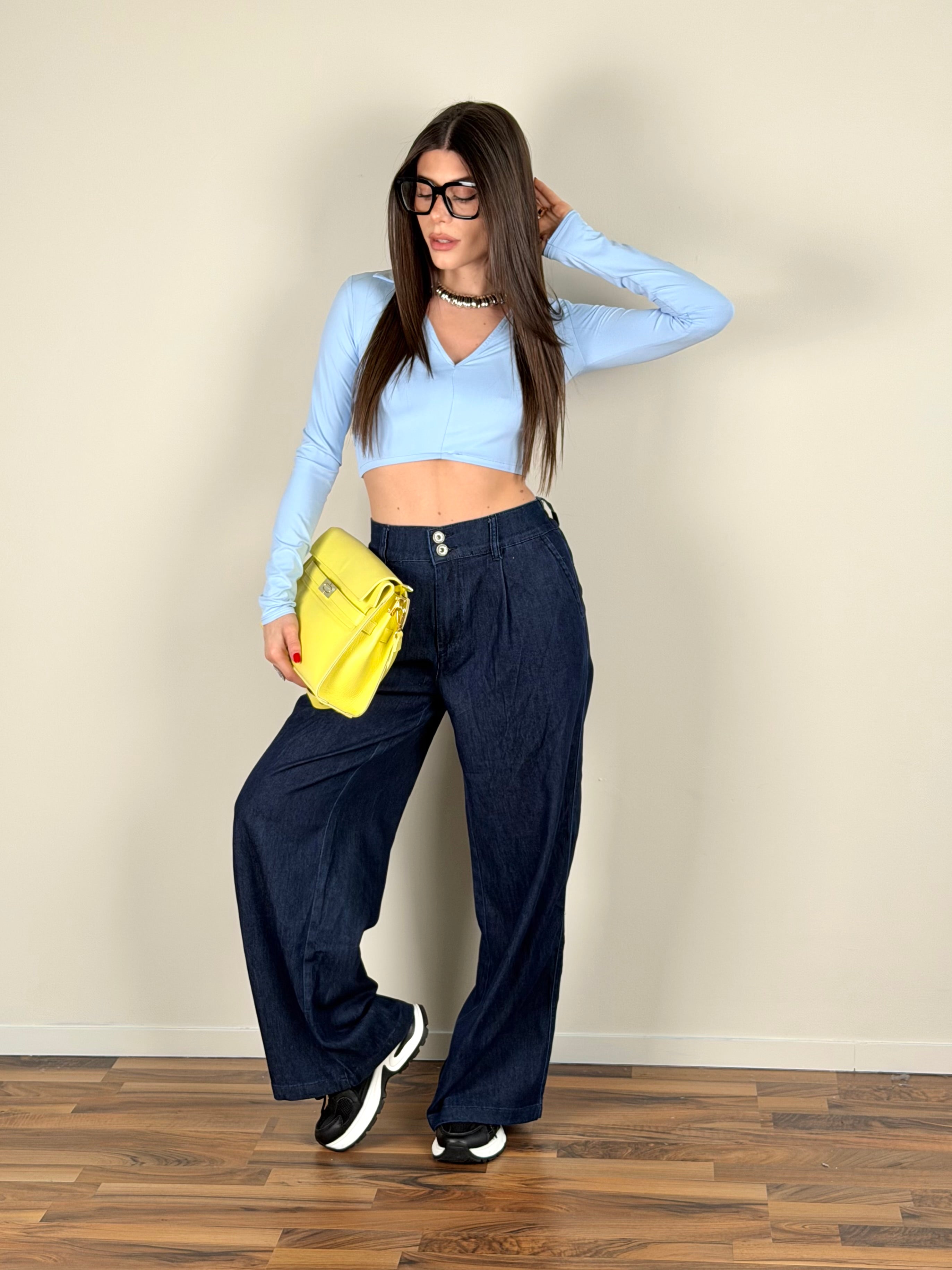 Maglia Wanda celeste