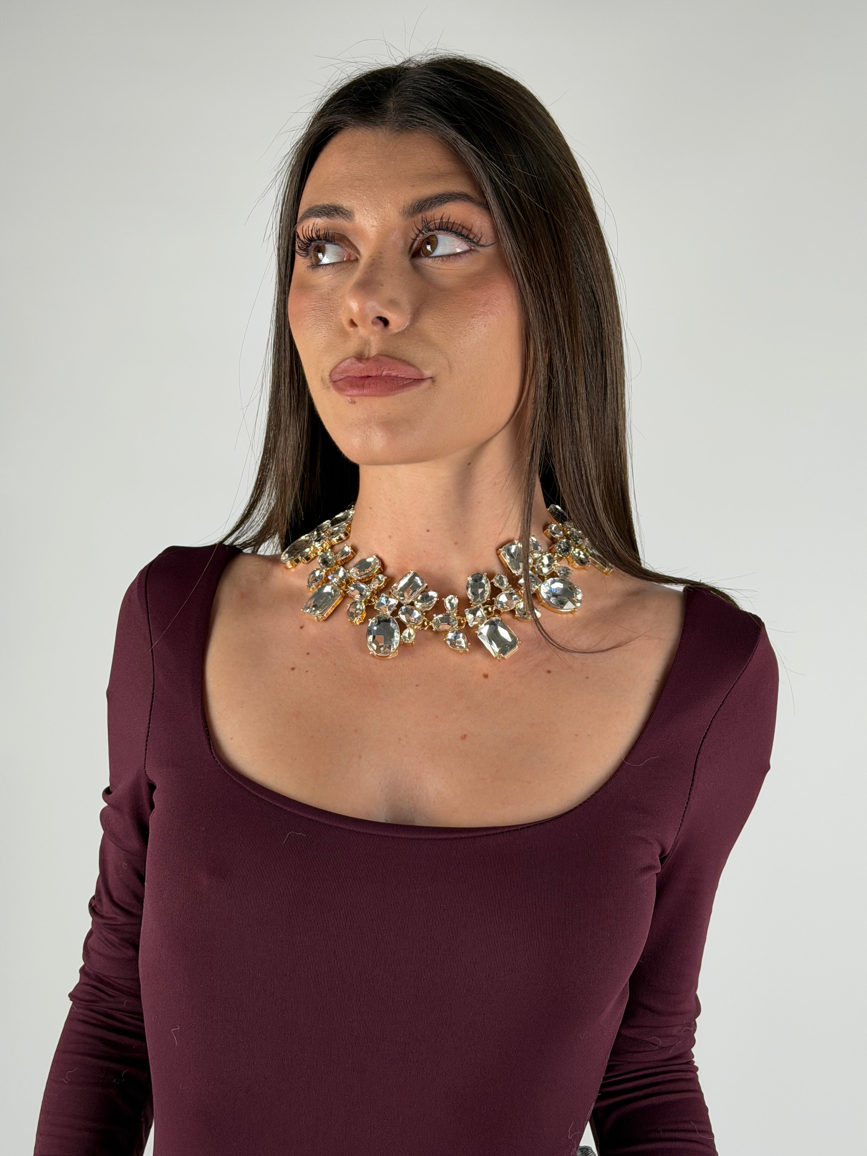 Collana pietre luminose - 2 colori