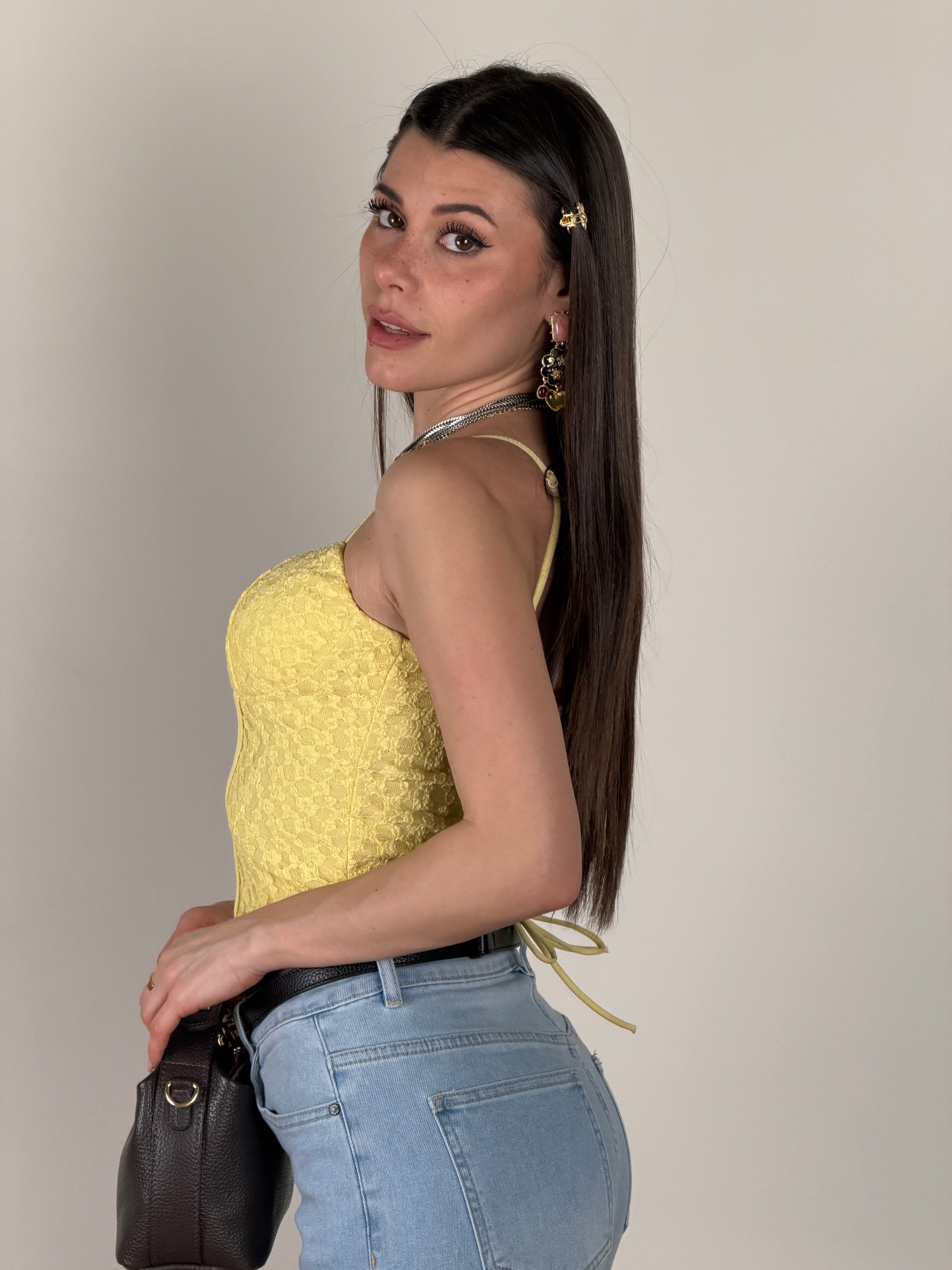 Corpetto birba giallo