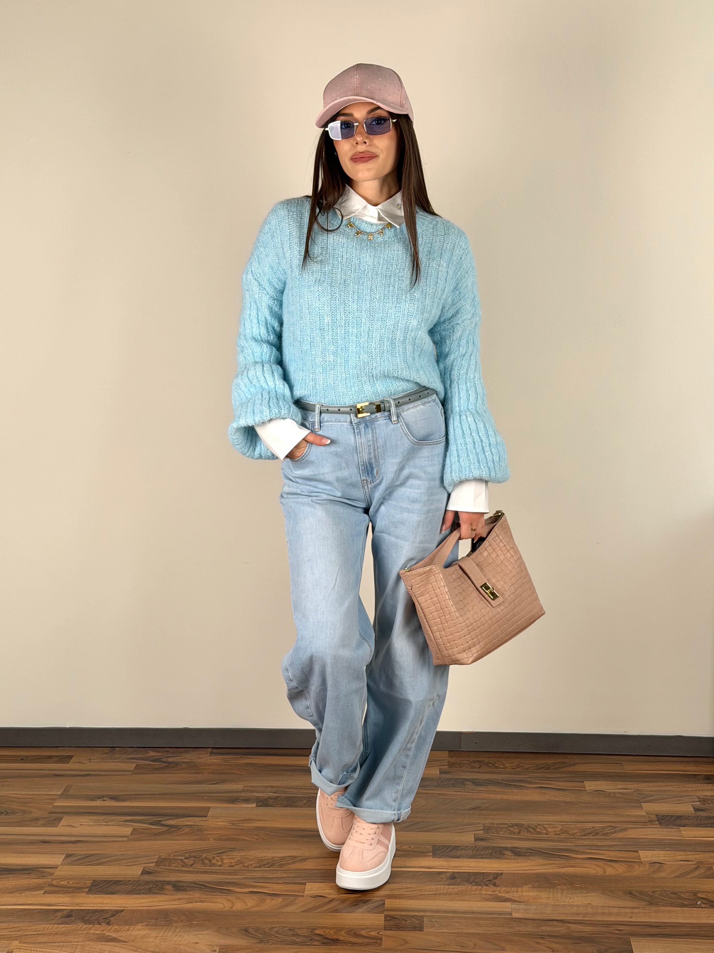 Maglia India celeste