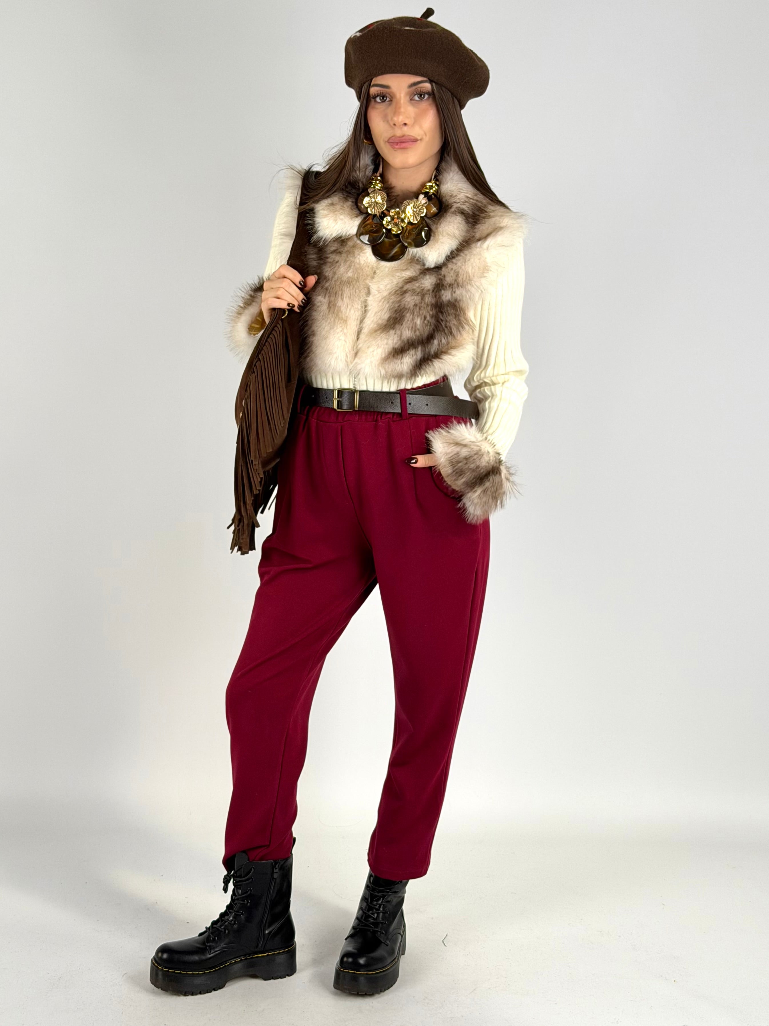 Pantalone Bangkok bordeaux