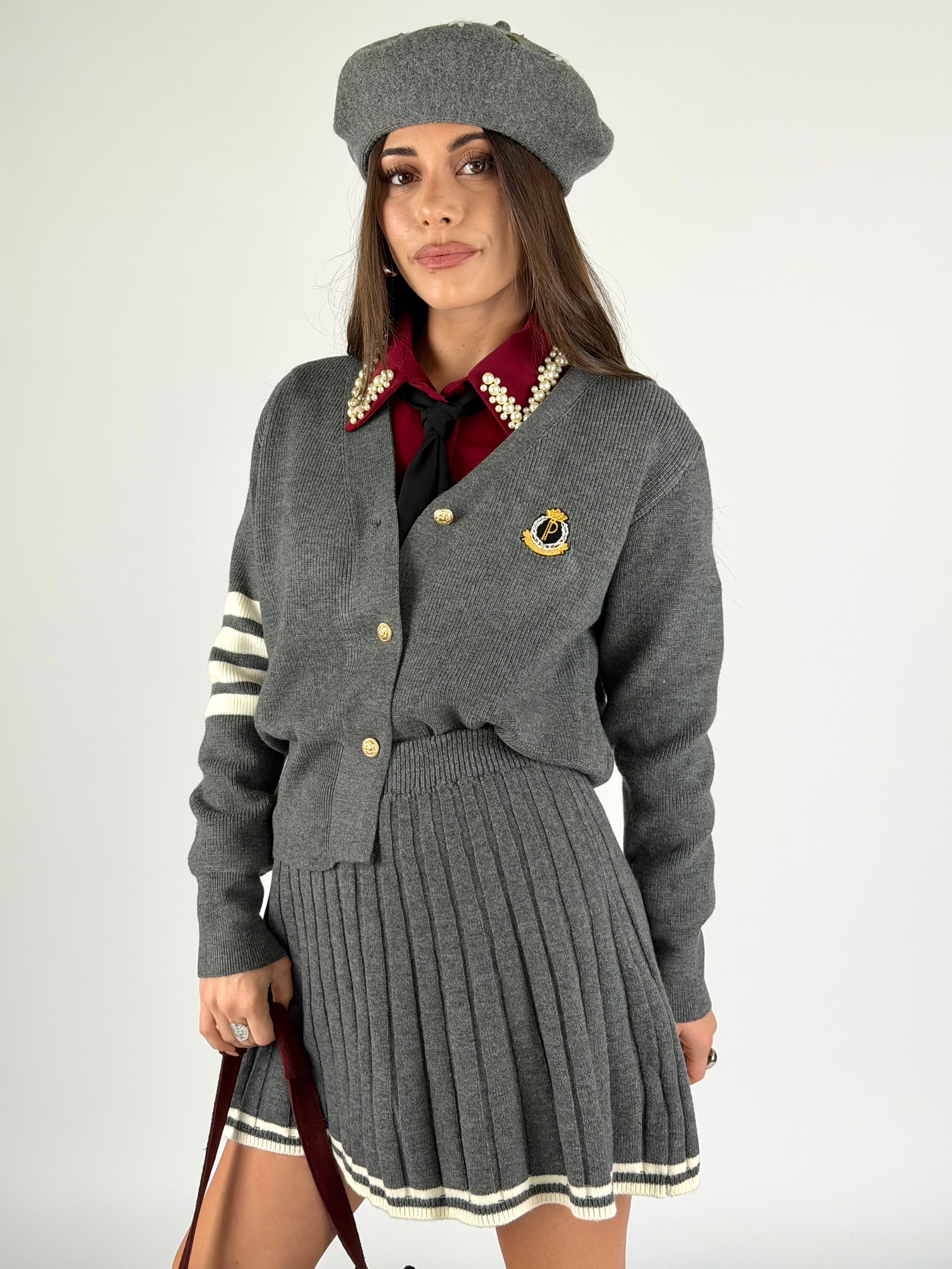 Completo Oxford grigio