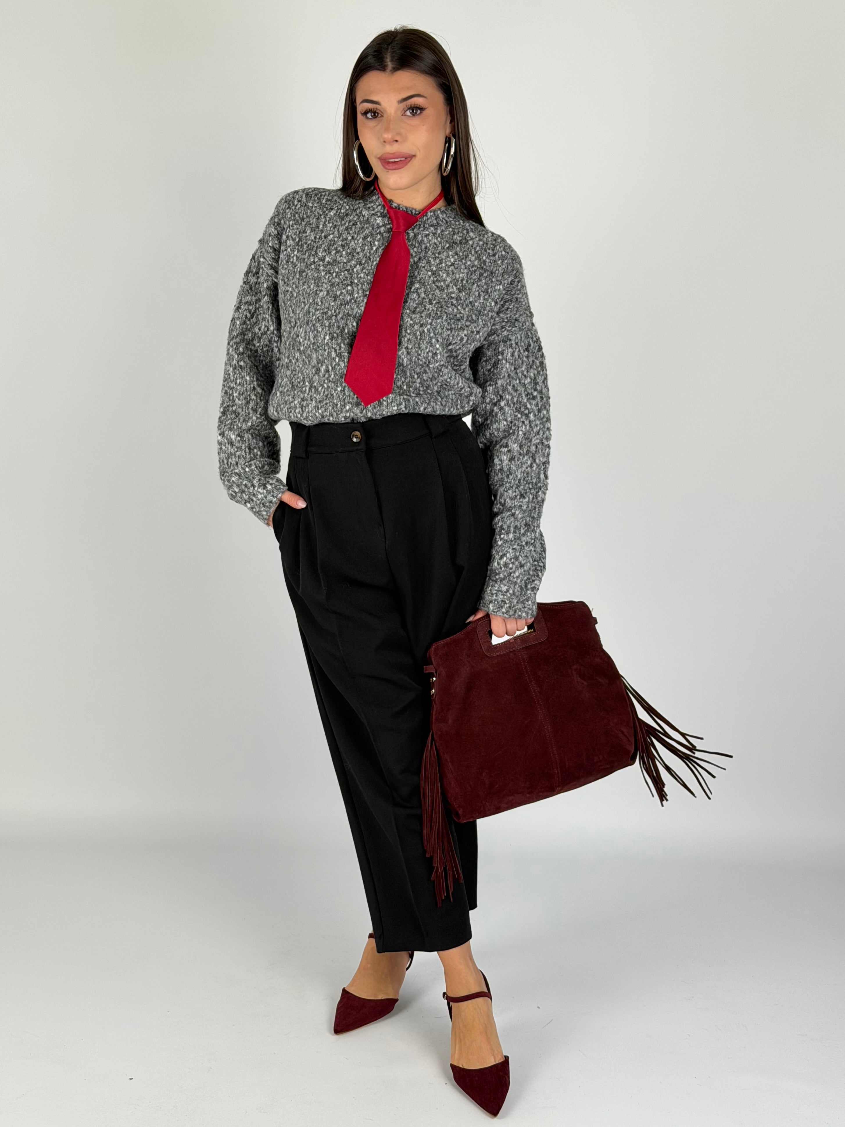 Pantalone Amanda nero