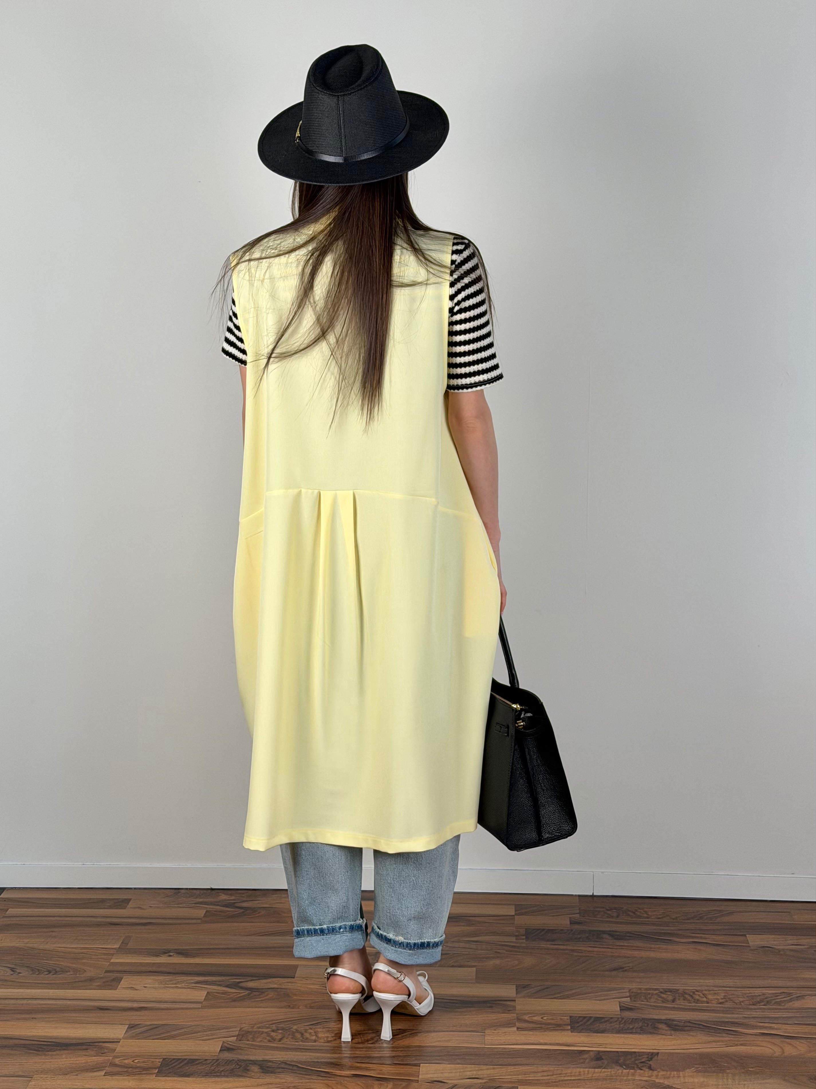 Cardigan Palermo giallo