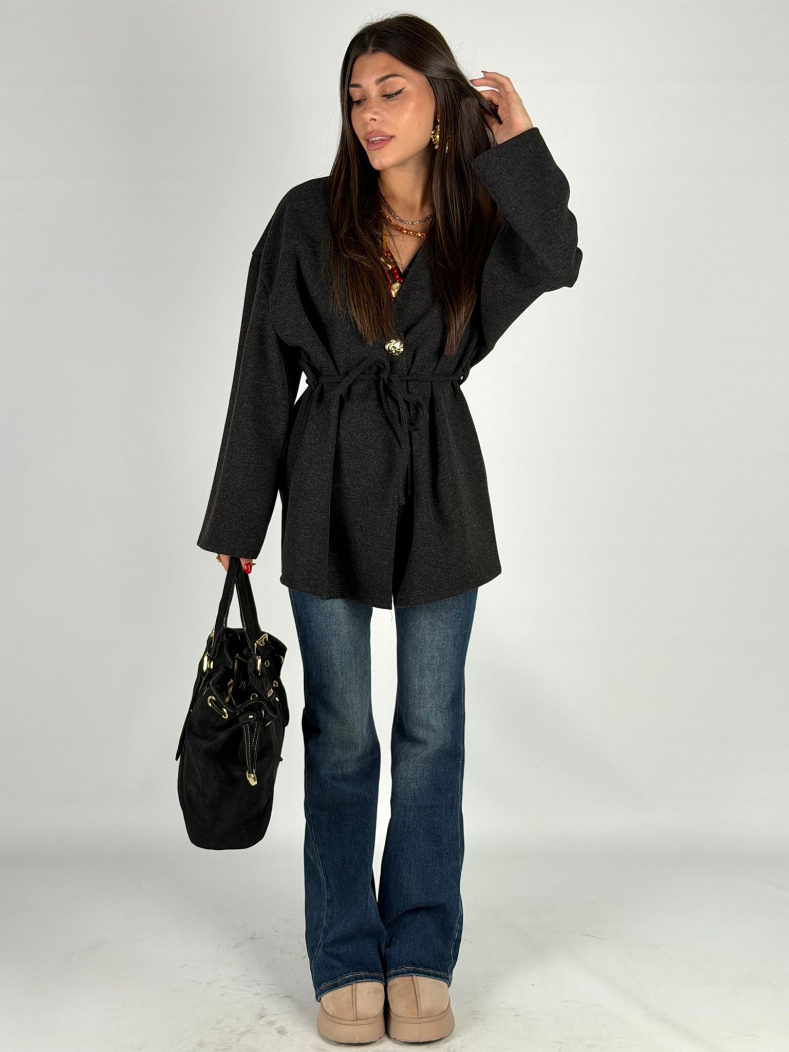Cappotto Britney nero