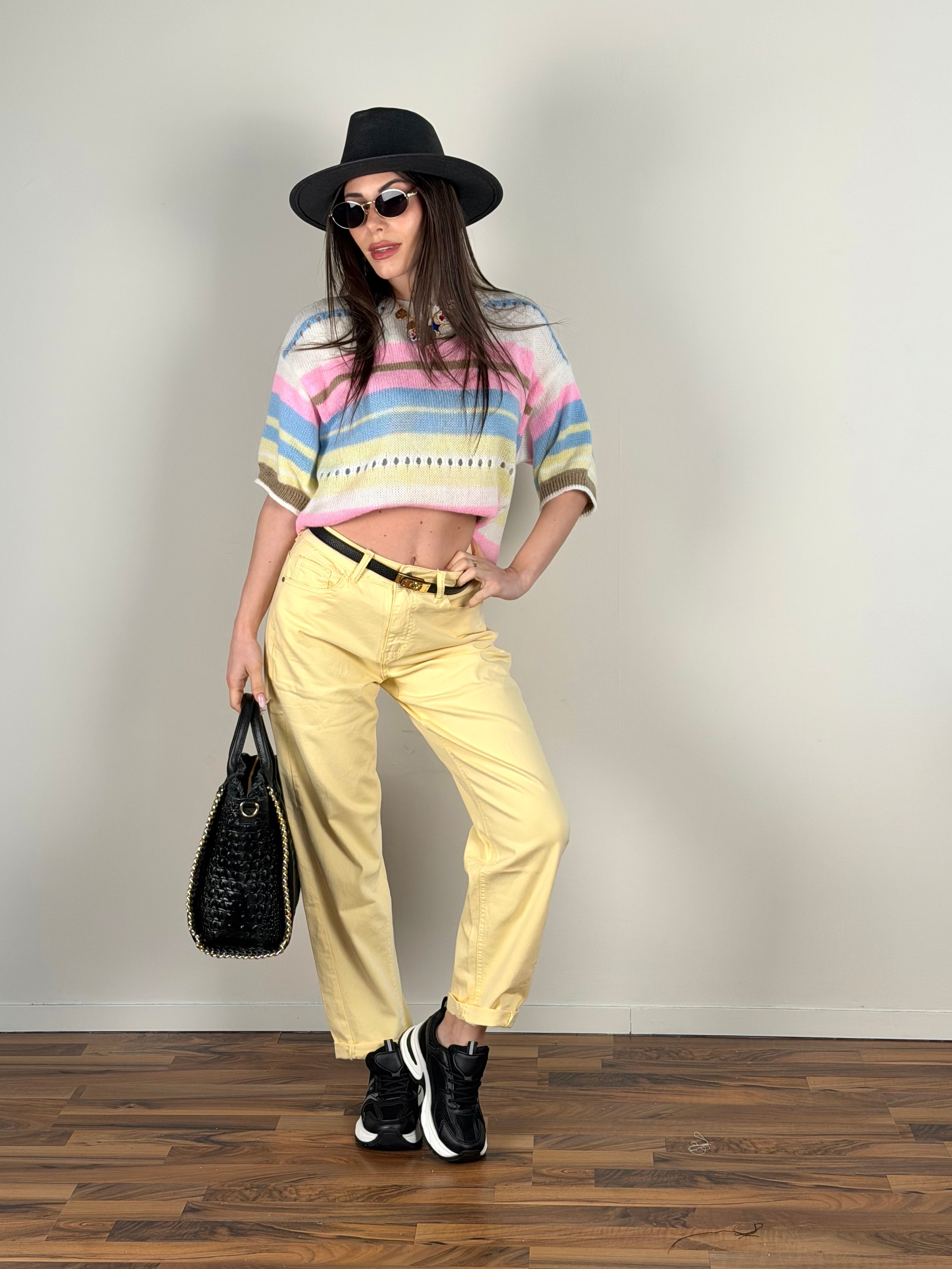 Jeans Kira giallo