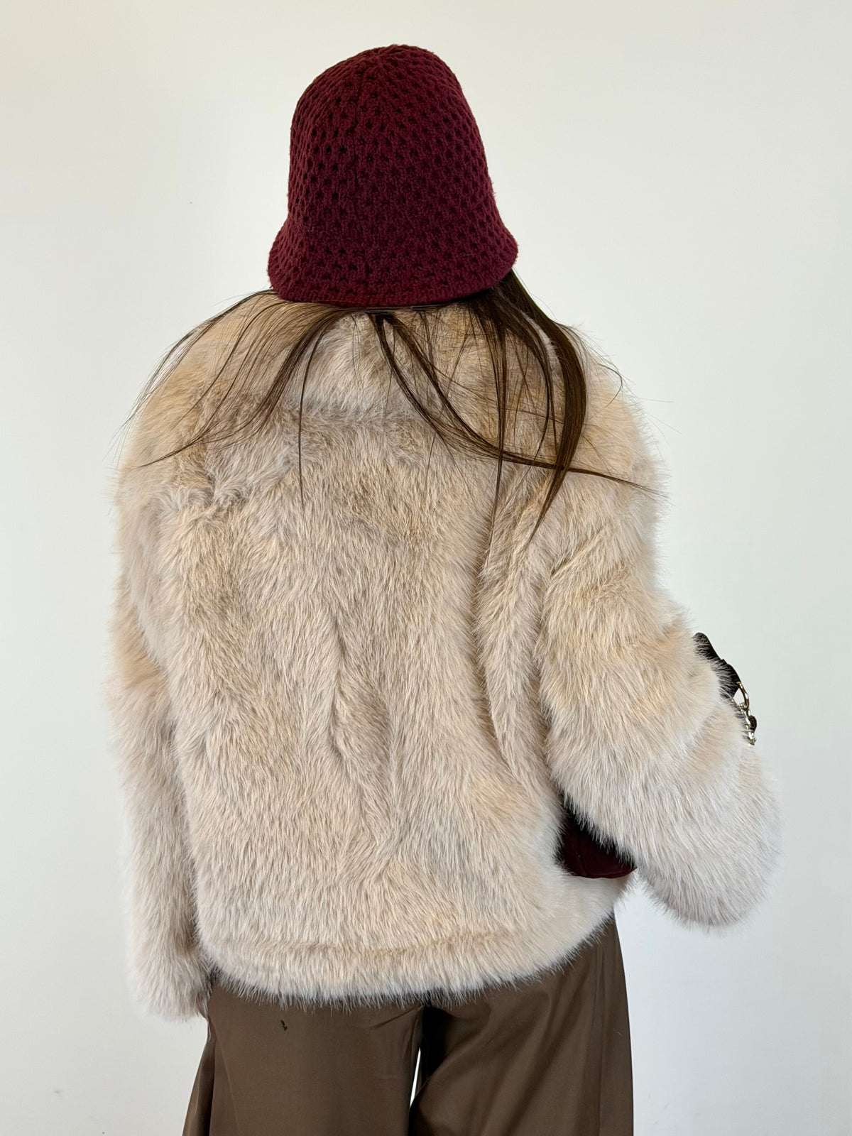Pelliccia Smoky beige