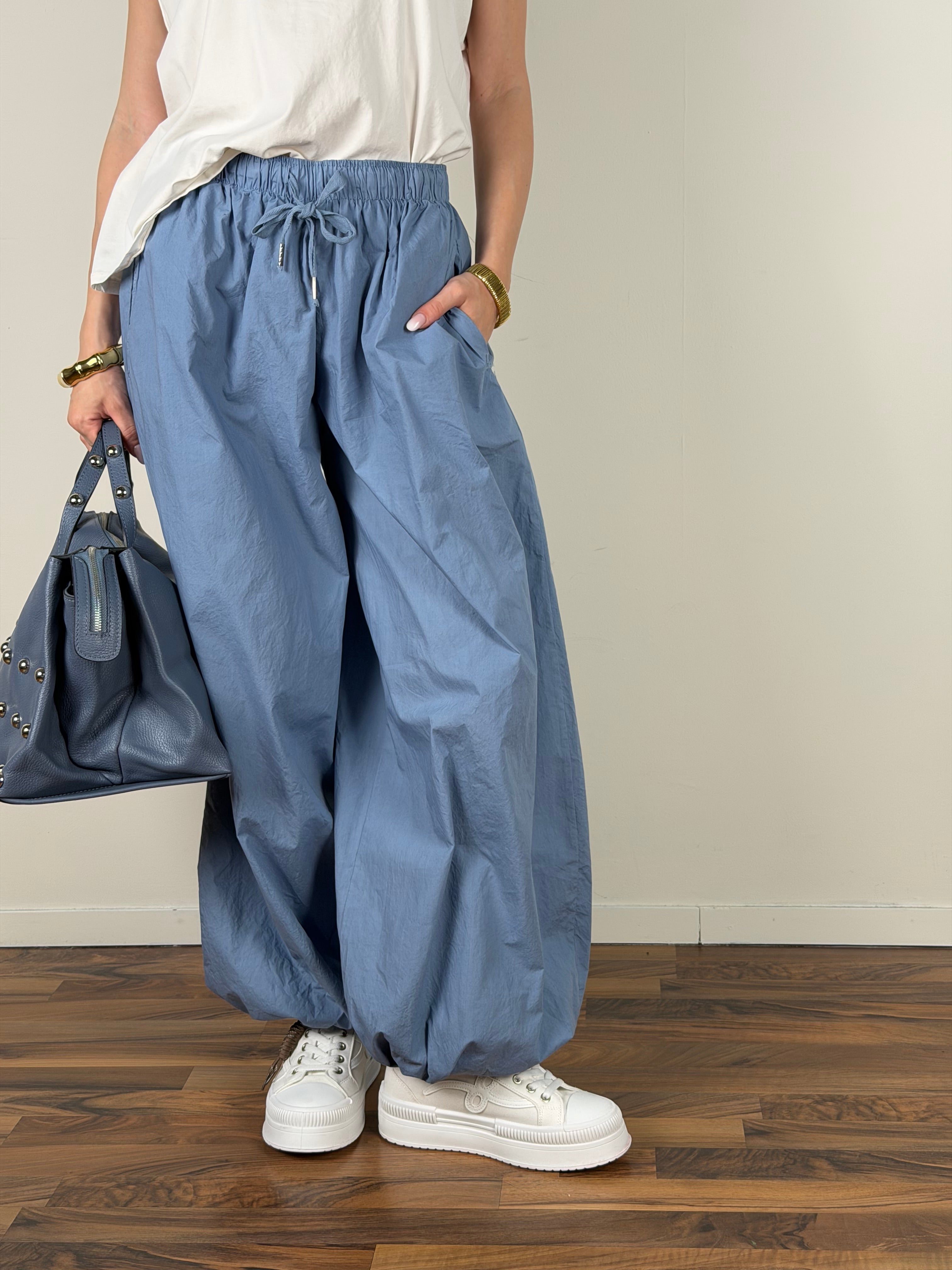 Pantalone Duna celeste