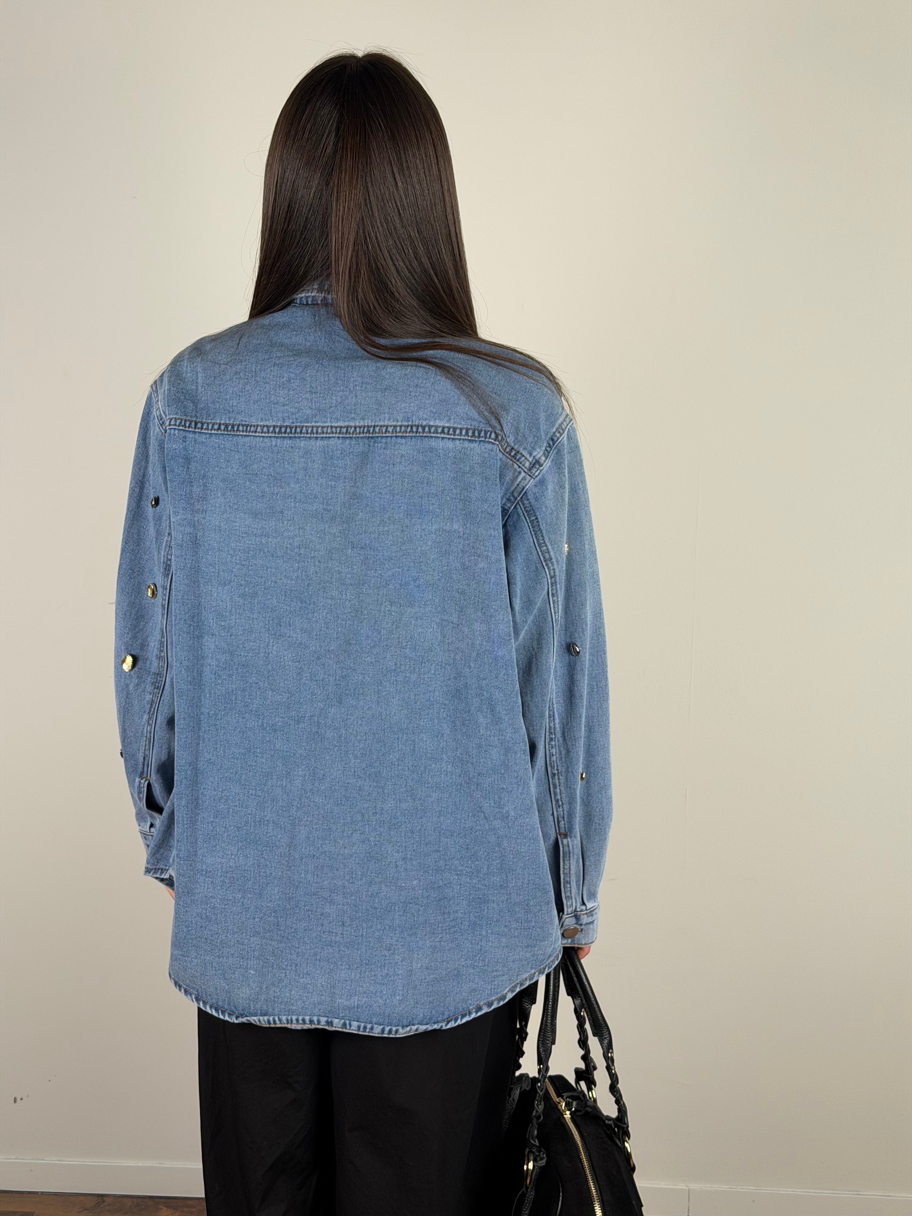 Camicia di jeans conchiglia
