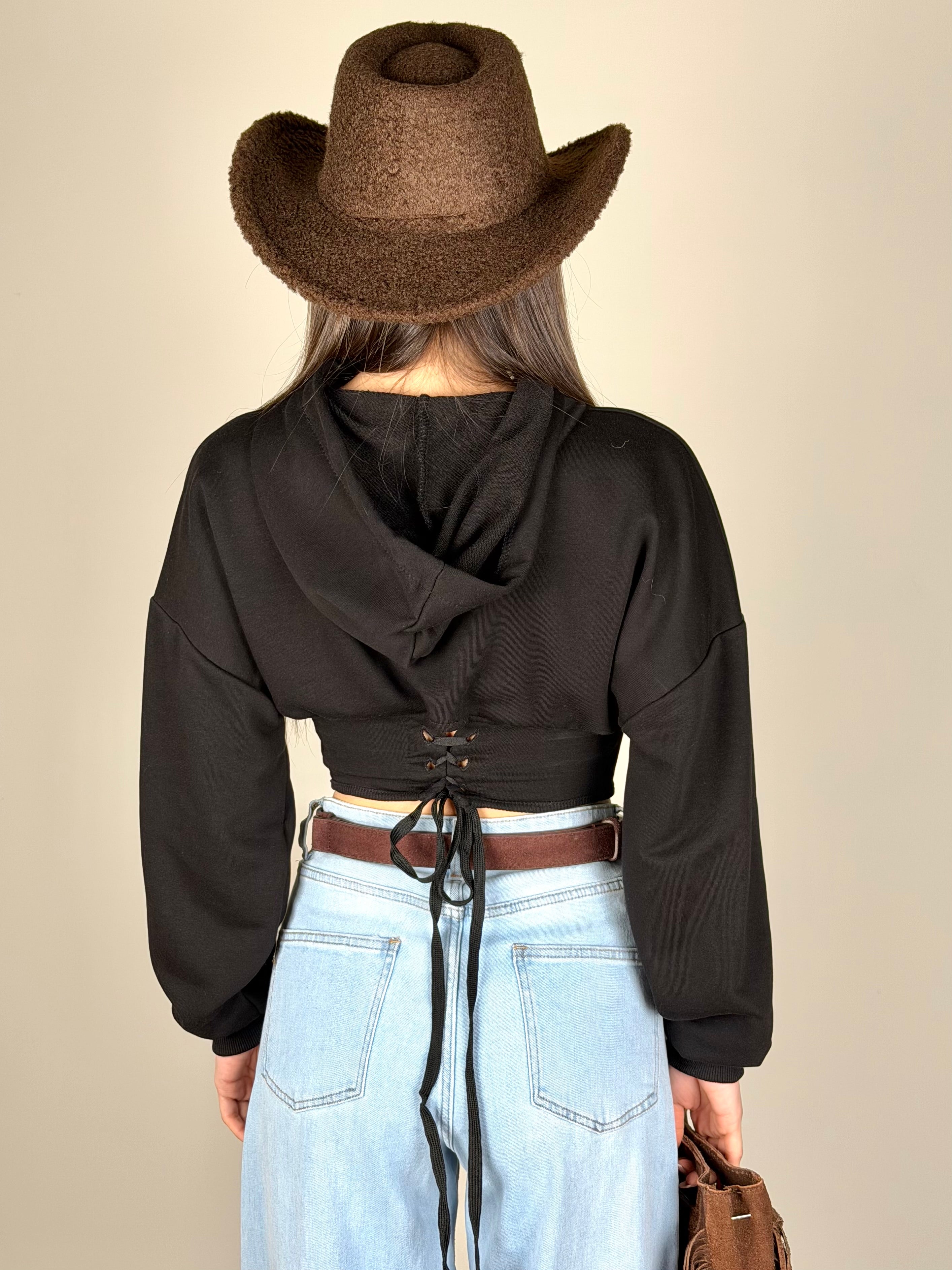 Felpa Las Vegas nera