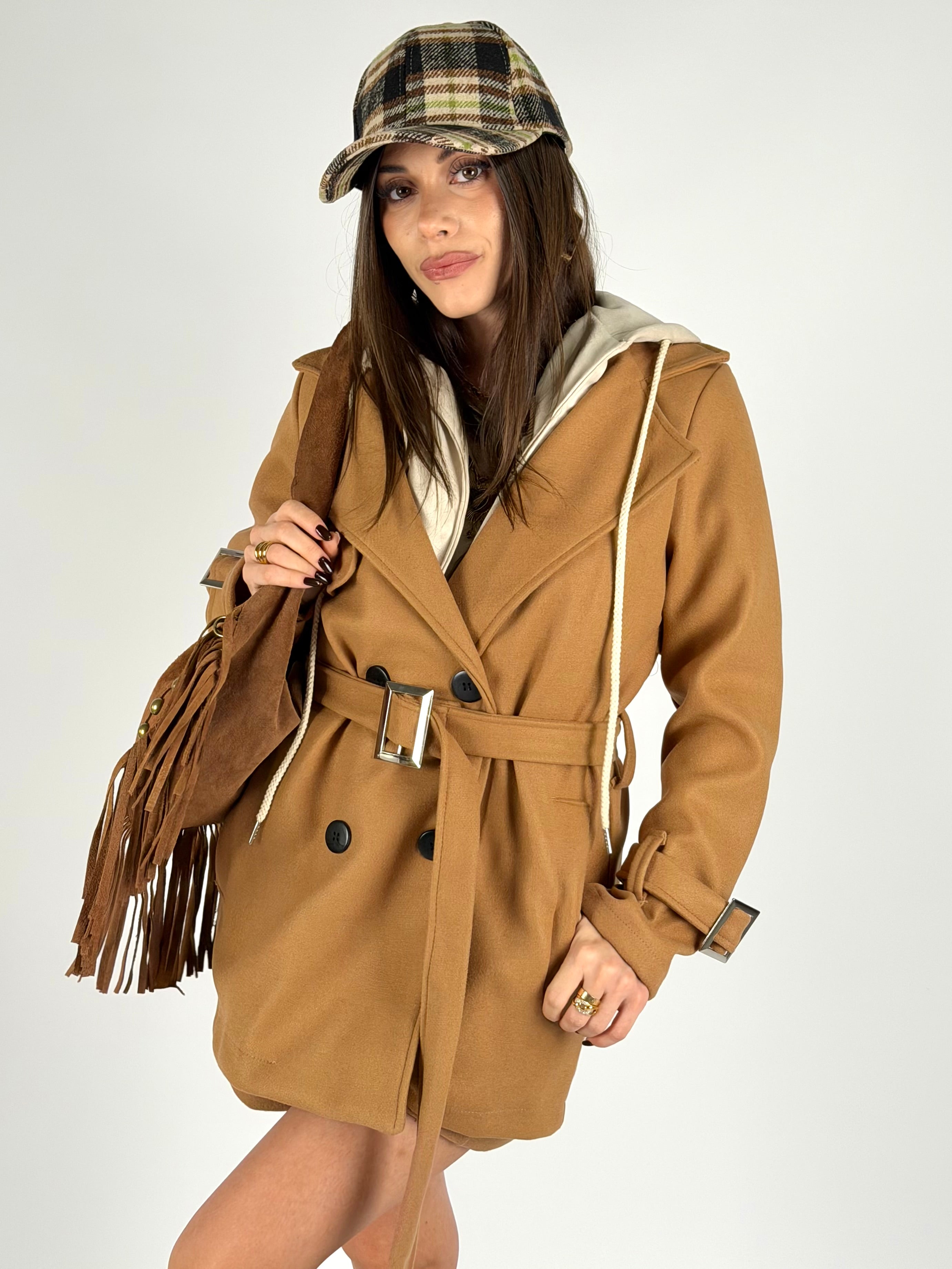 Cappotto Sharon tabacco