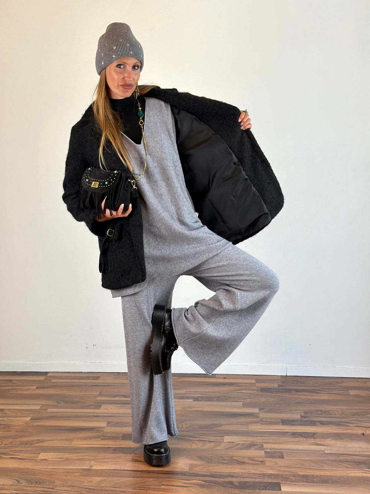 Cappotto Sheila nero