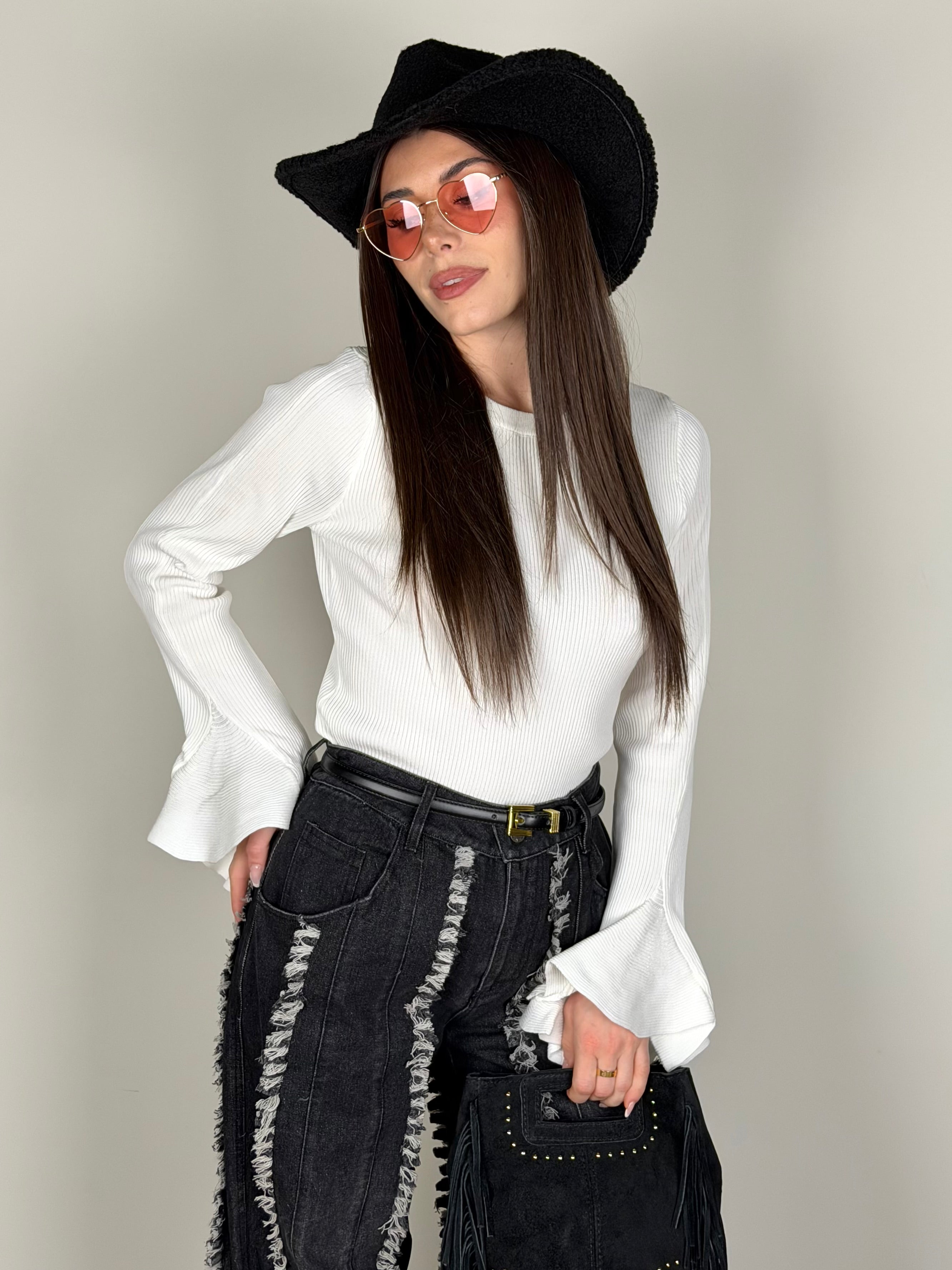 Maglia monday bianca