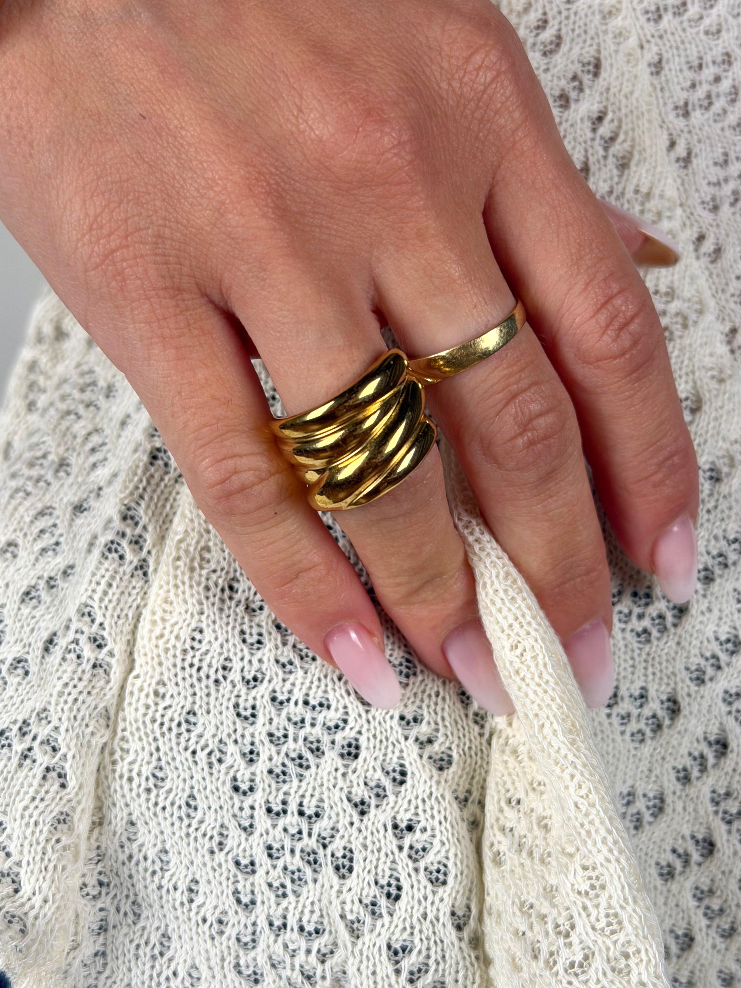 Anello mille fili   - Collezione Symbol oro