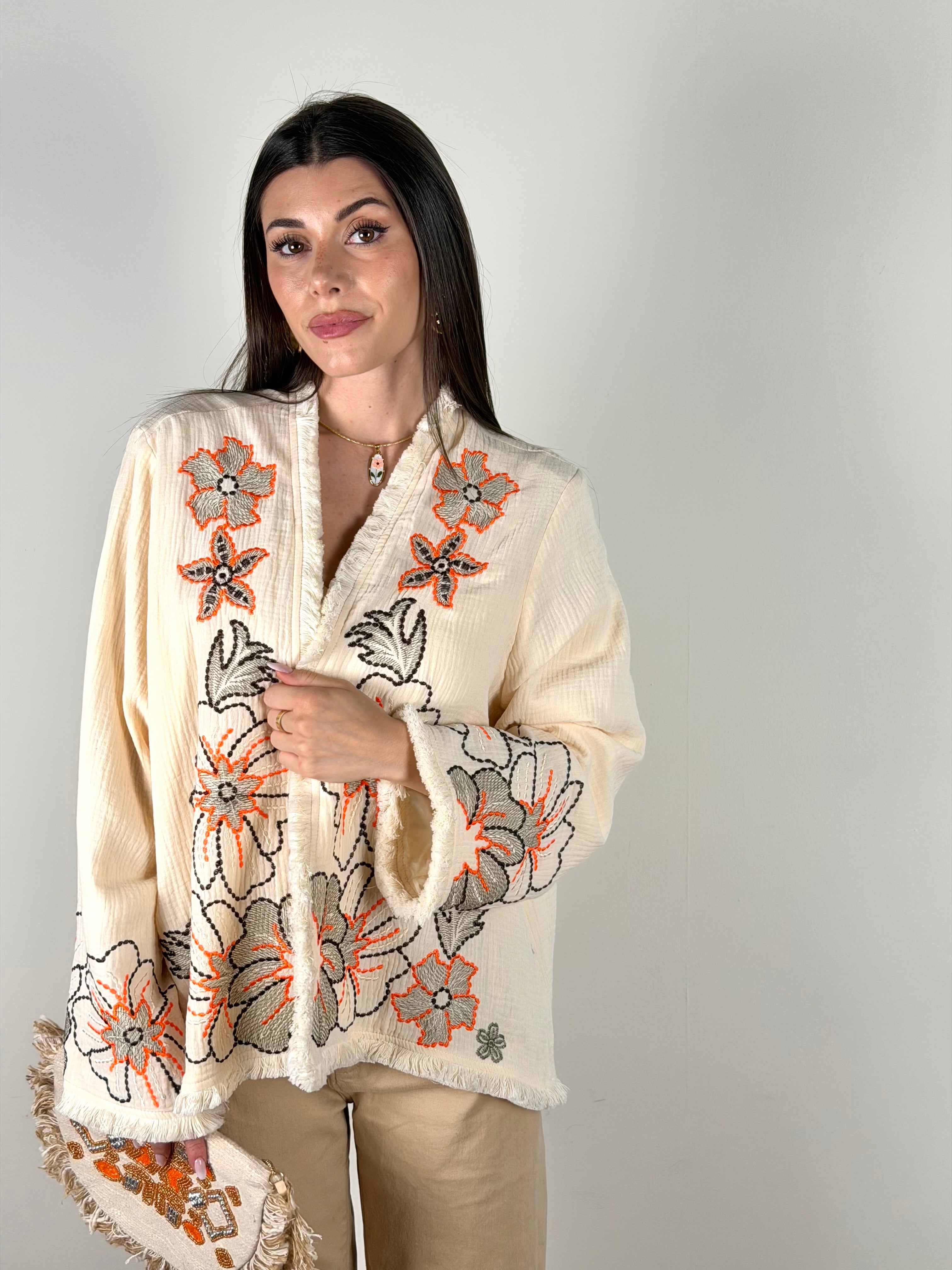 Cardigan Cassiopea arancione