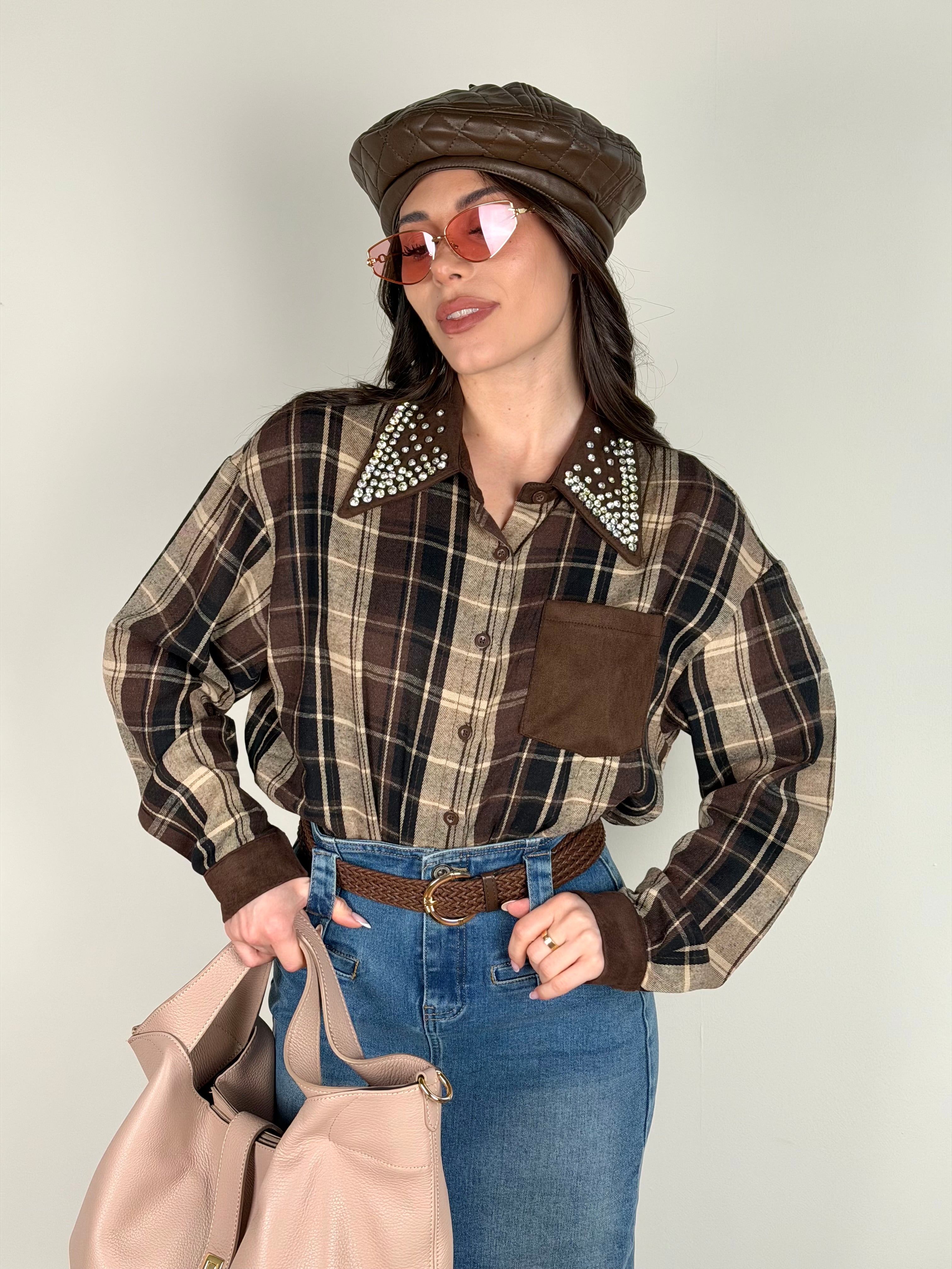 Camicia check Morgan