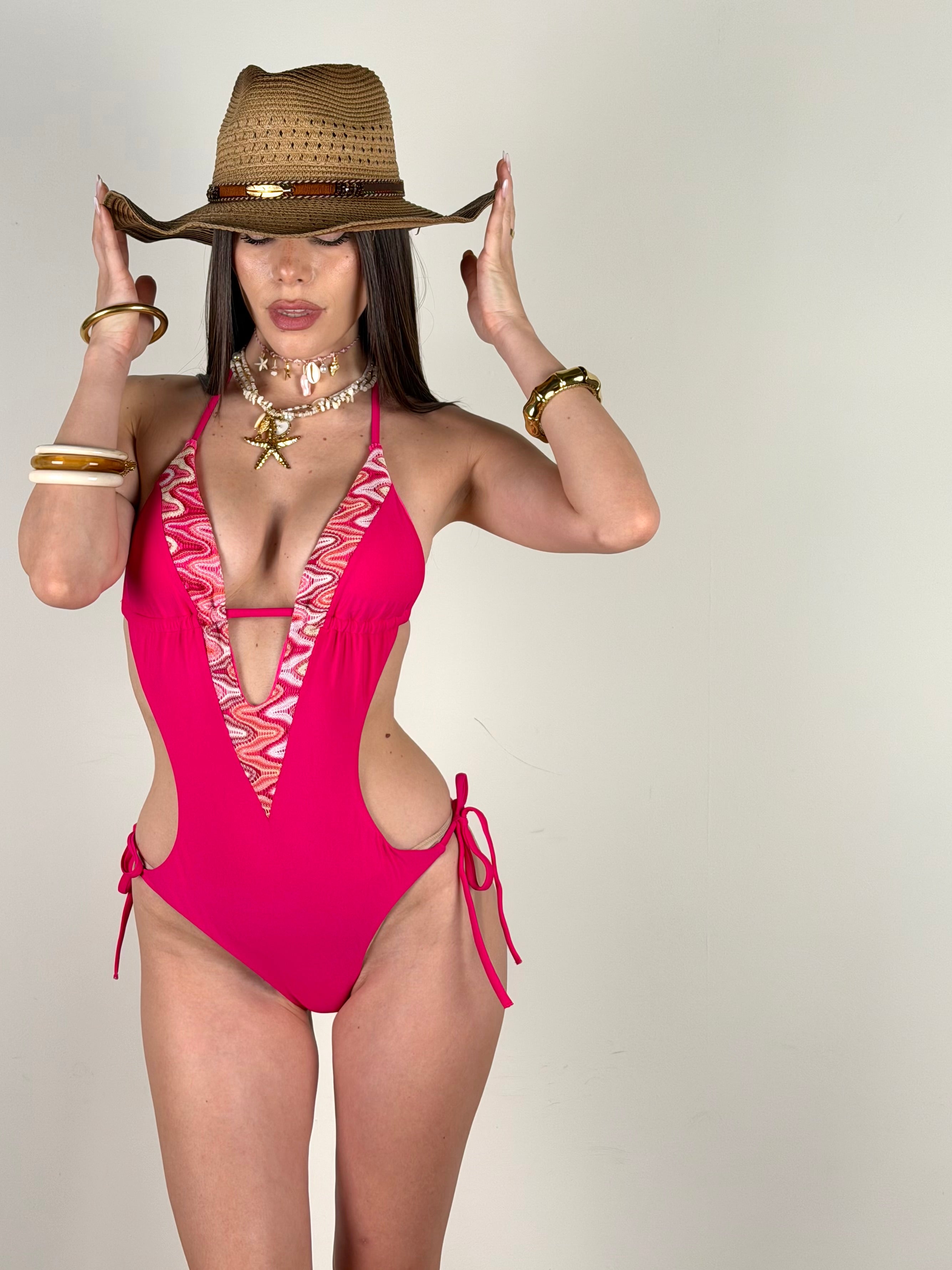 Costume intero corin fucsia