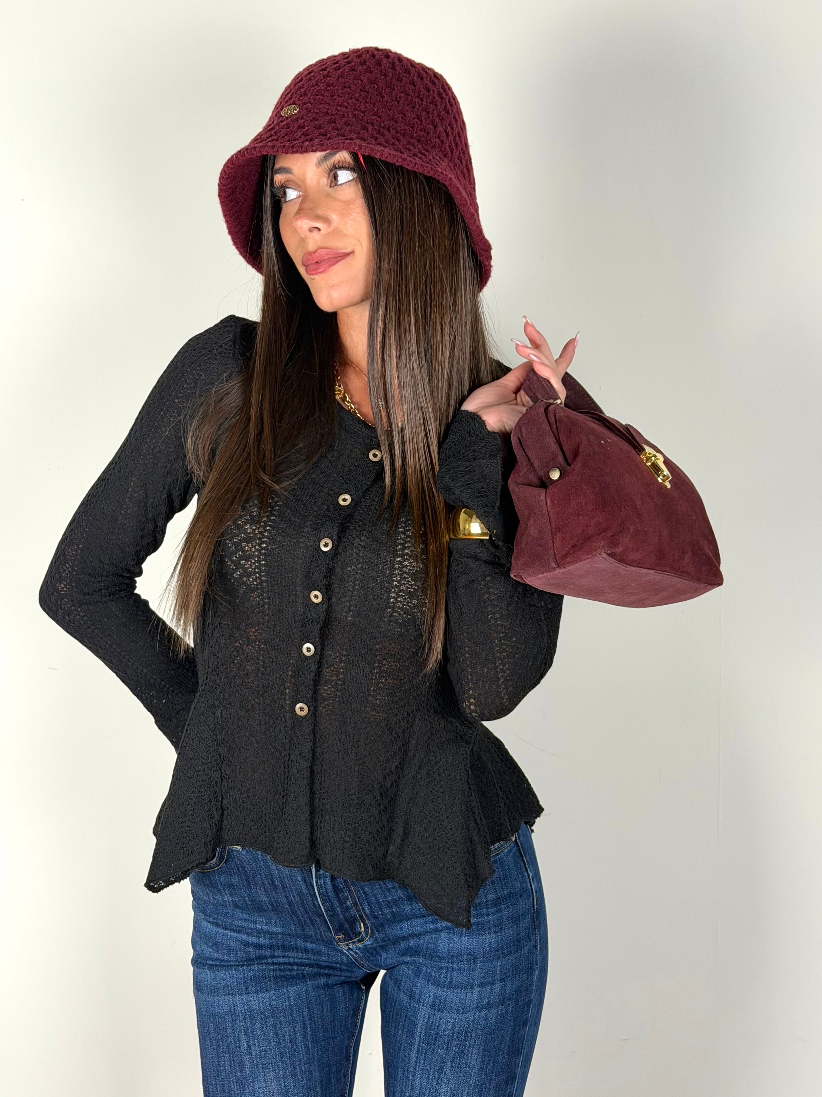 Maglia Dafne nera