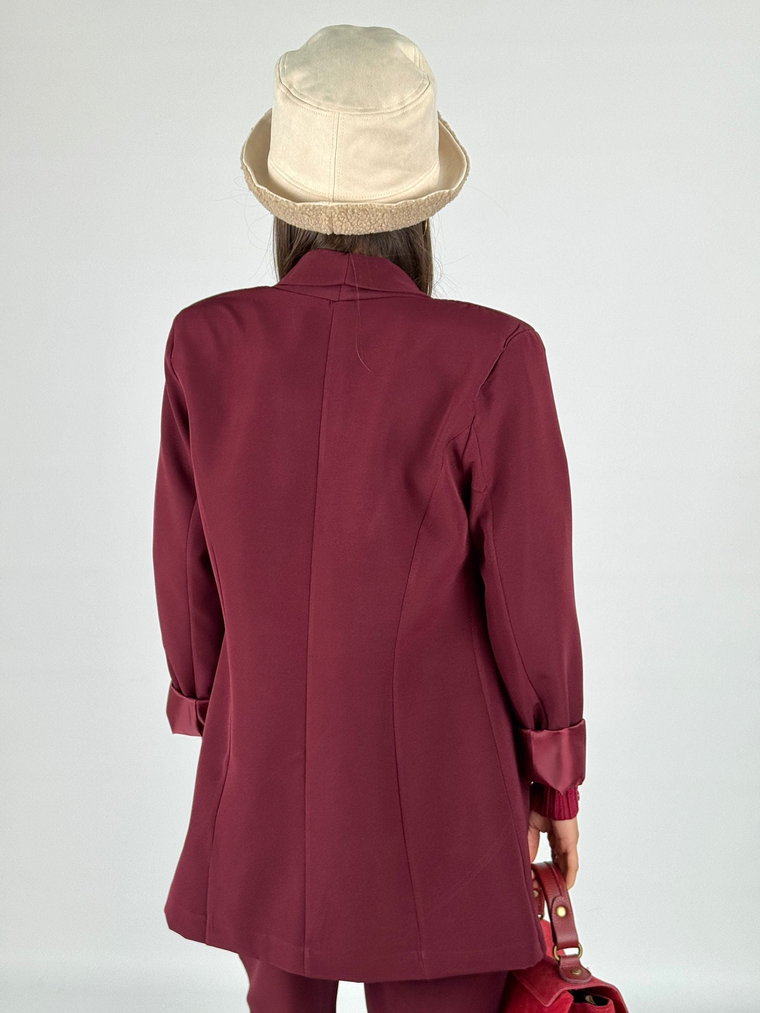 Giacca completo Amira bordeaux