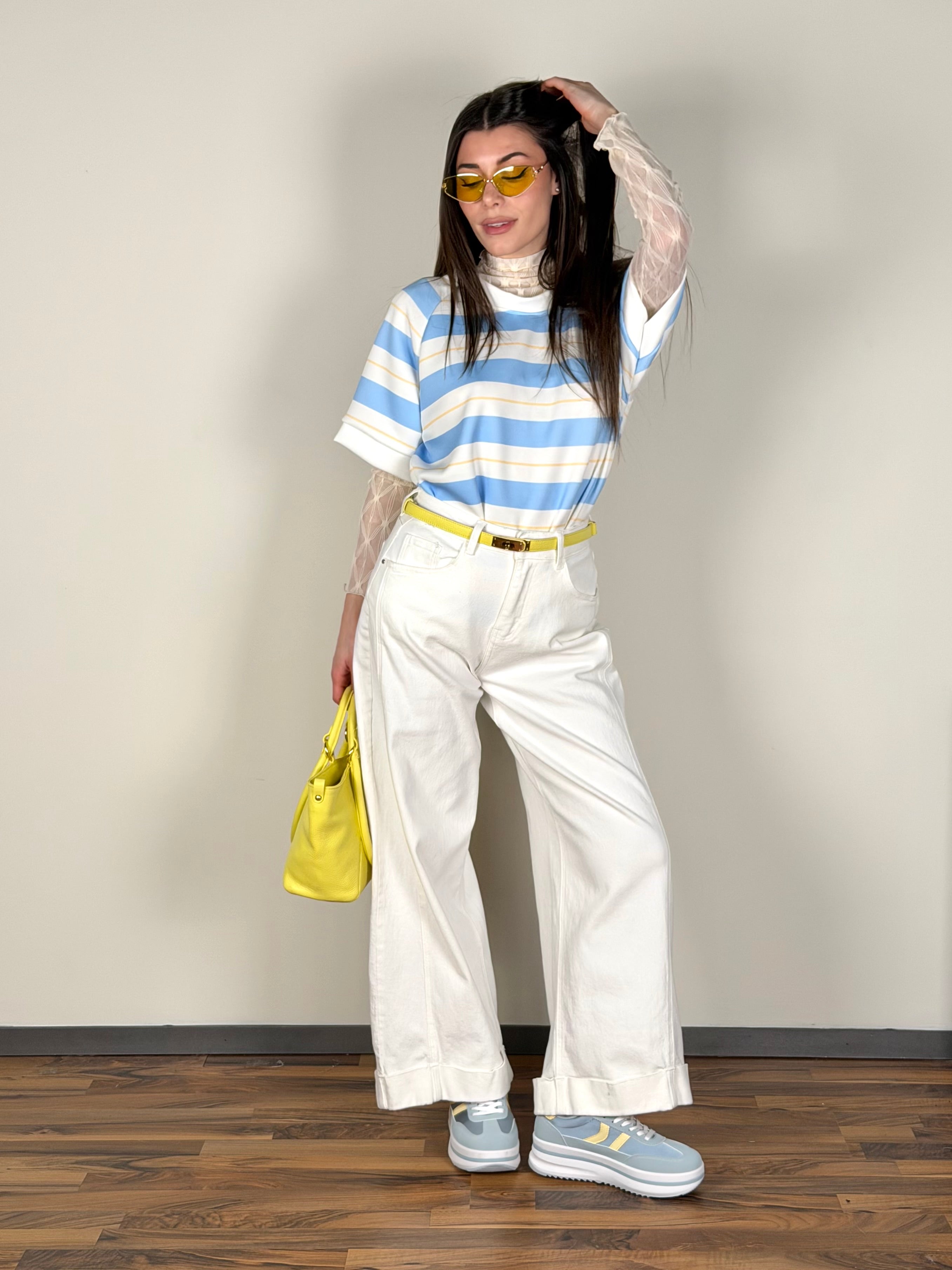 Maglia Valentine celeste