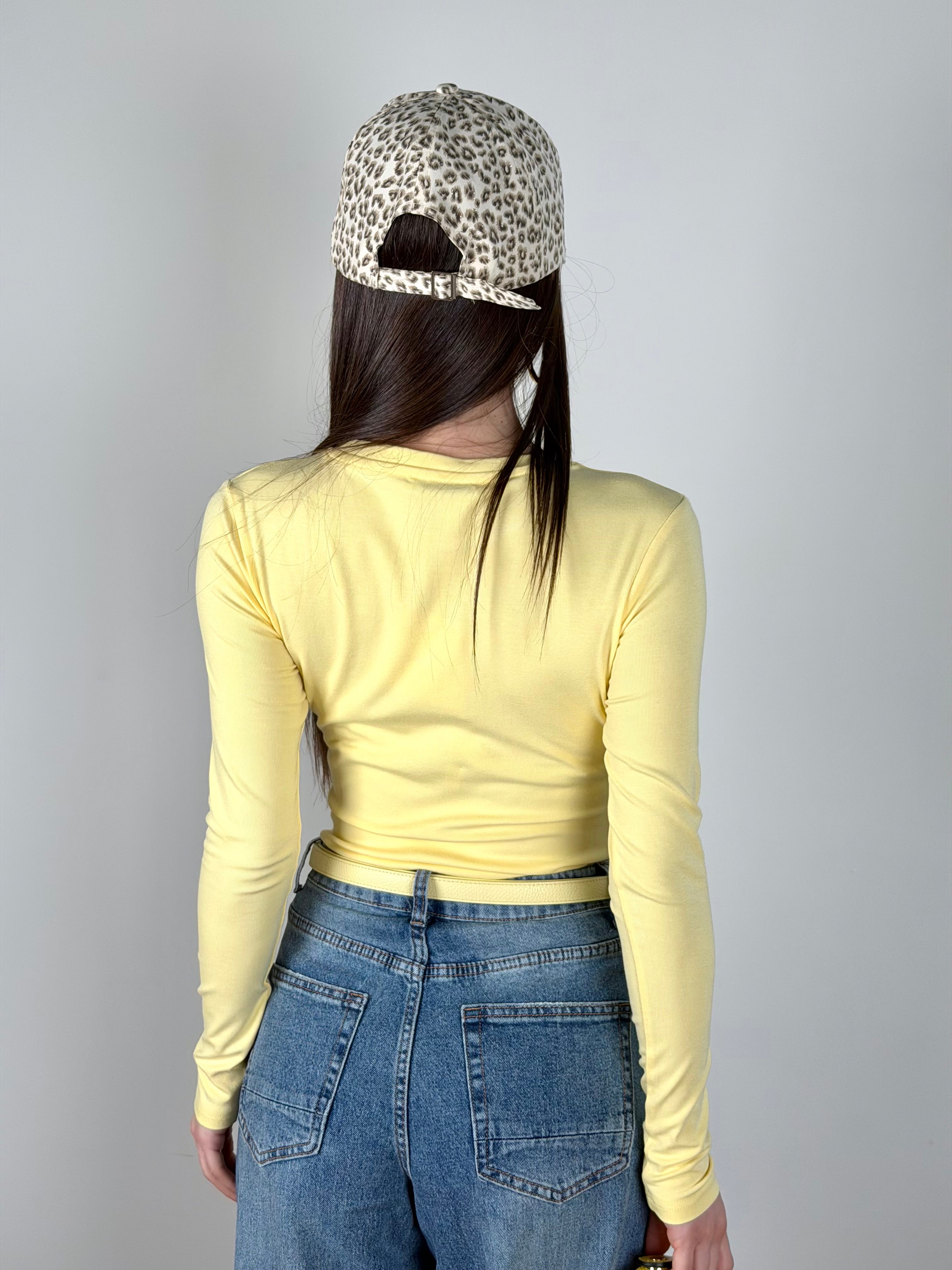 Maglia basic gialla