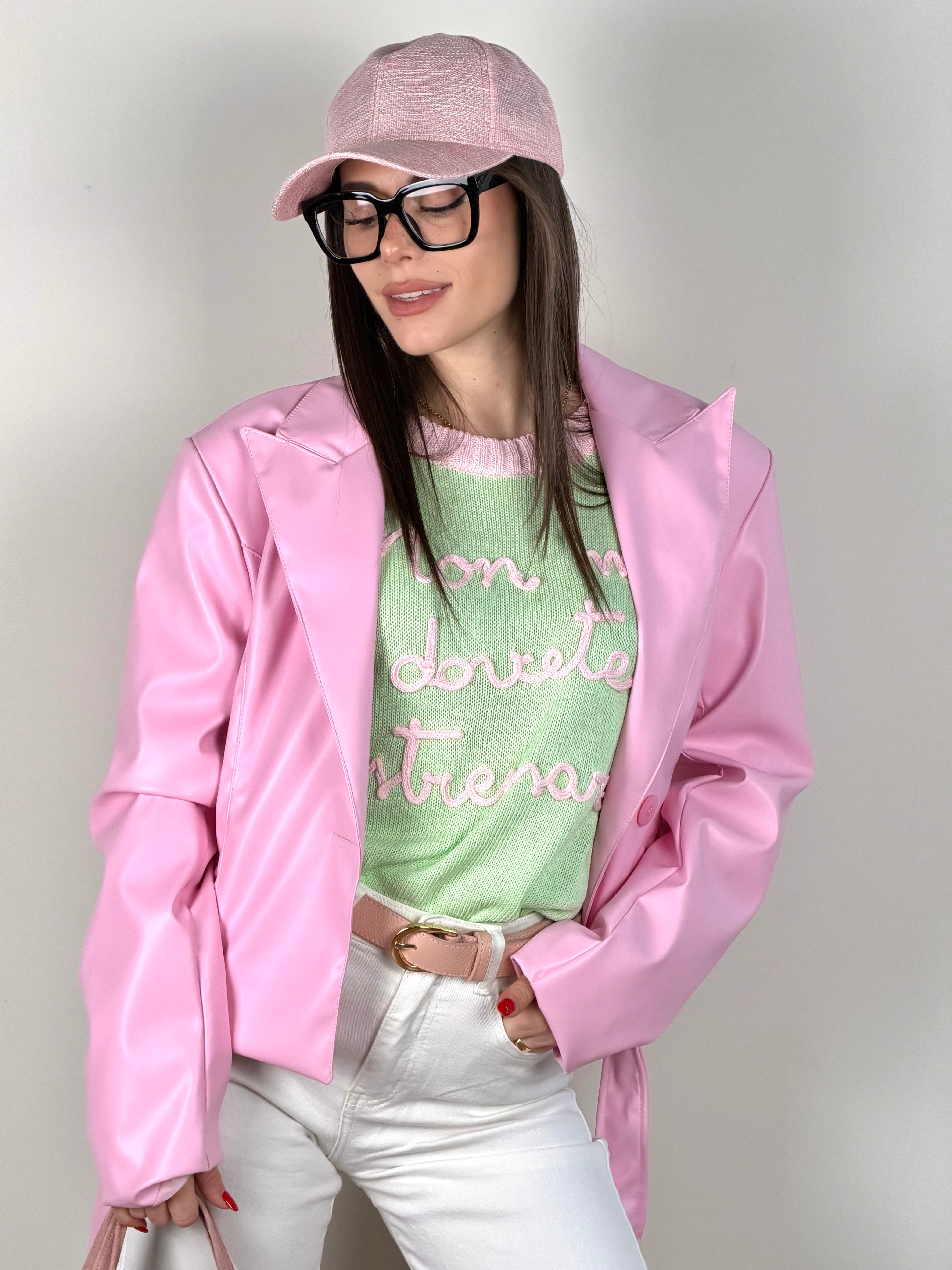 Chiodo Fiocco rosa barbie