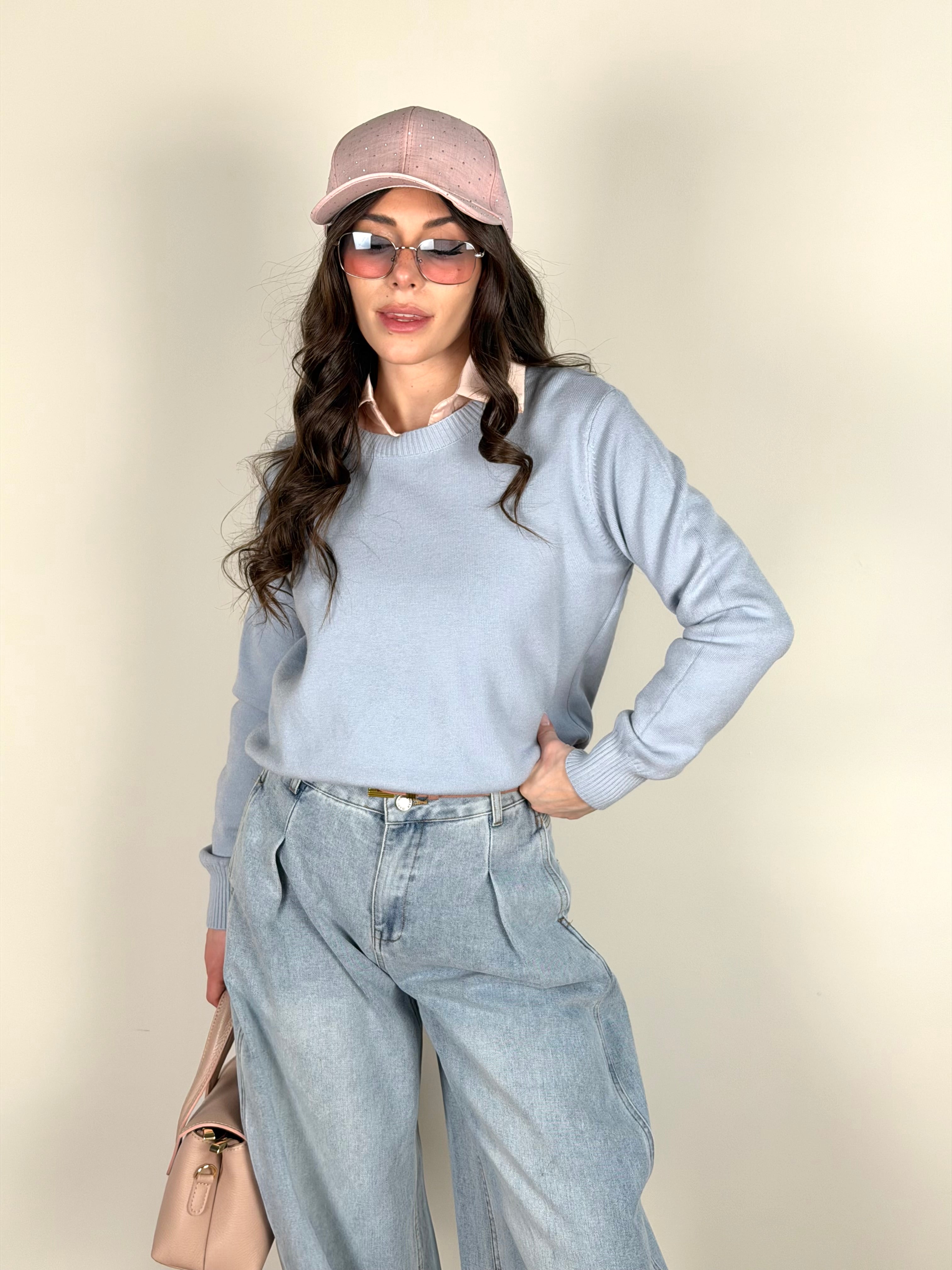 Maglia Boston celeste