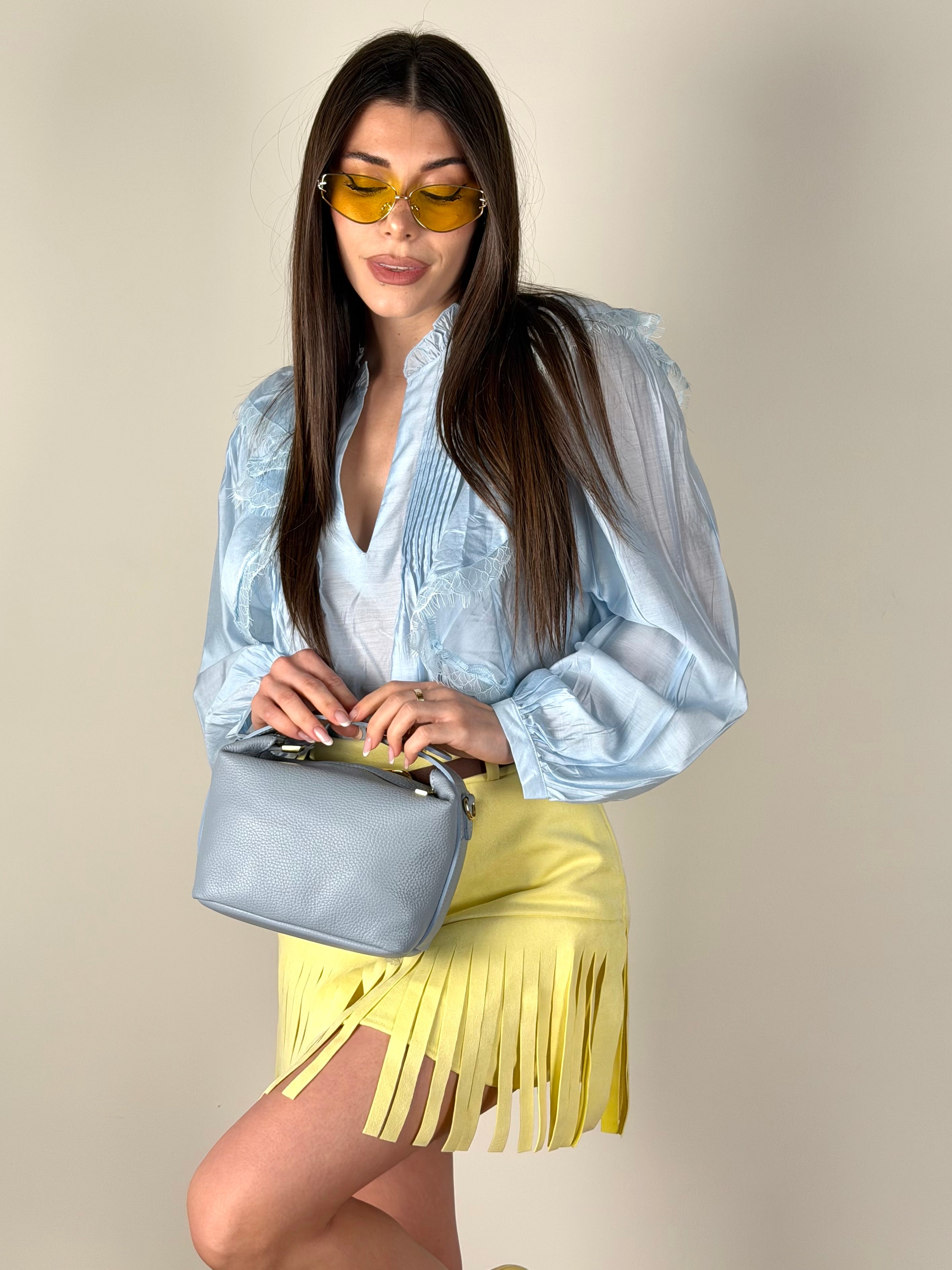 Camicia Vally celeste