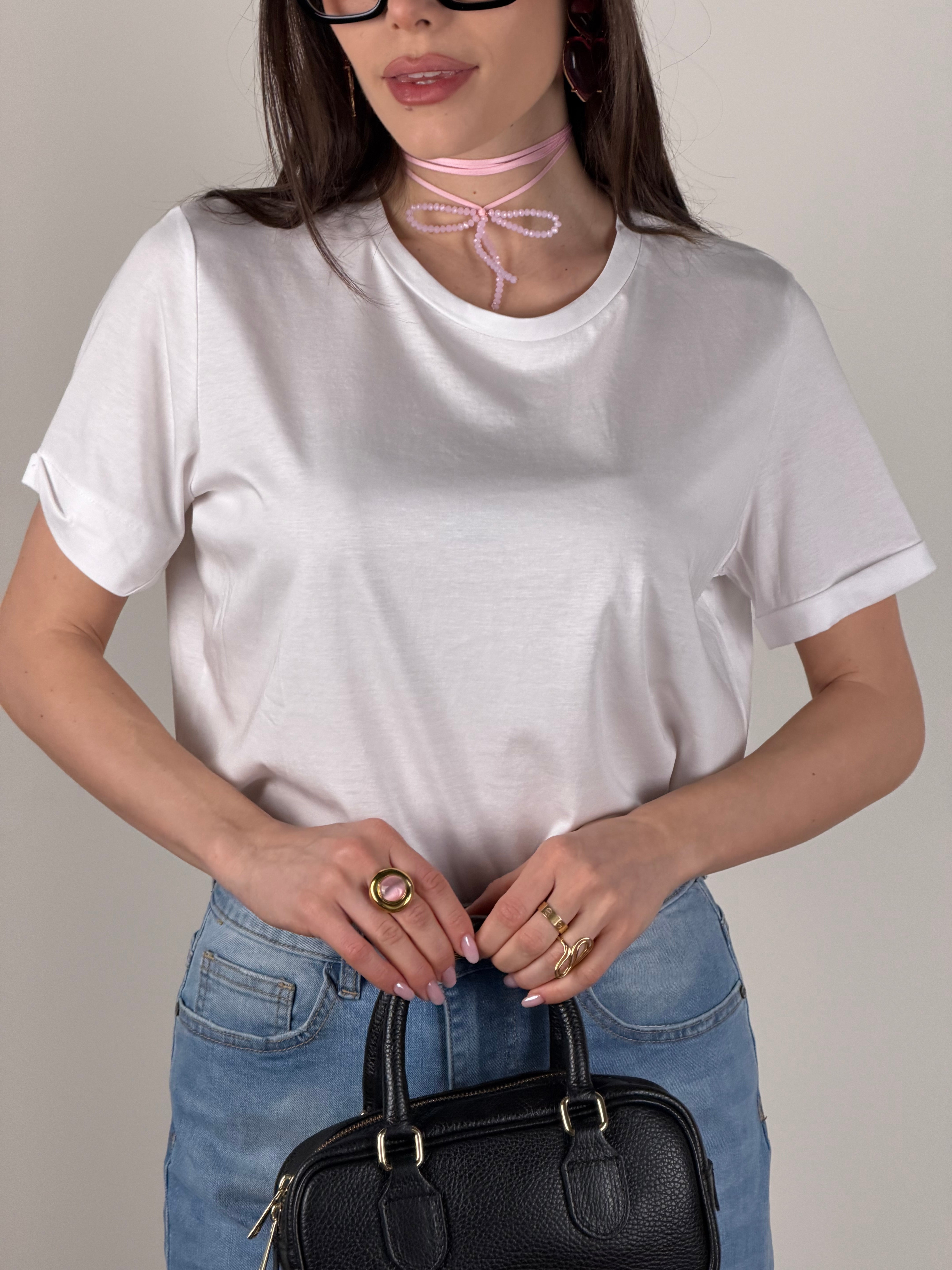 T-shirt basic bianca