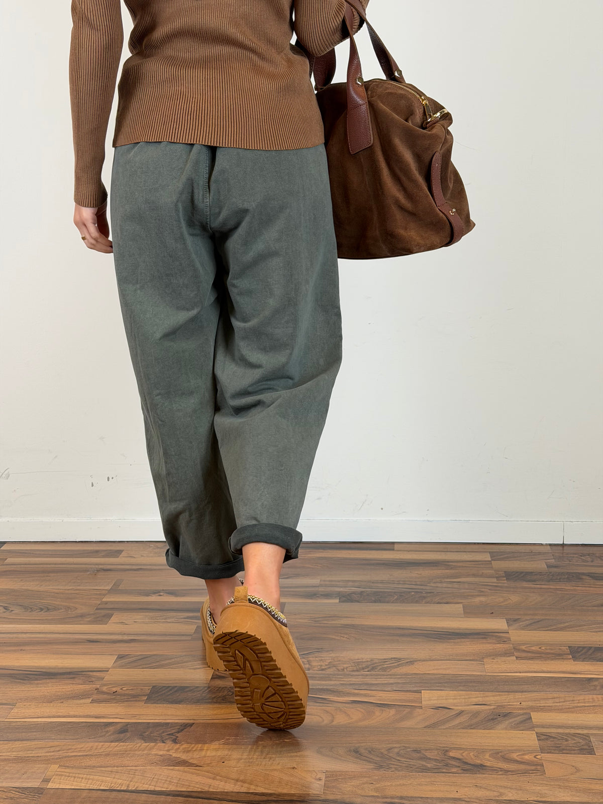 Pantalone Wash verde