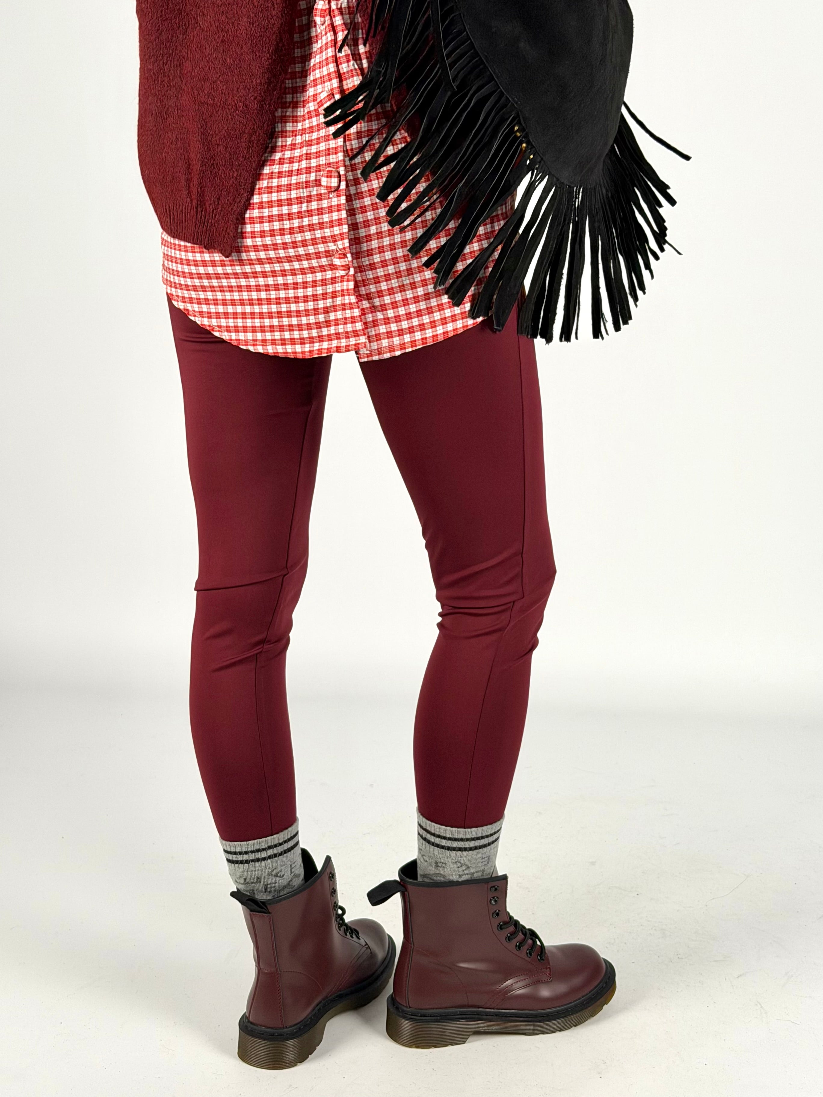 Leggins Margot bordeaux