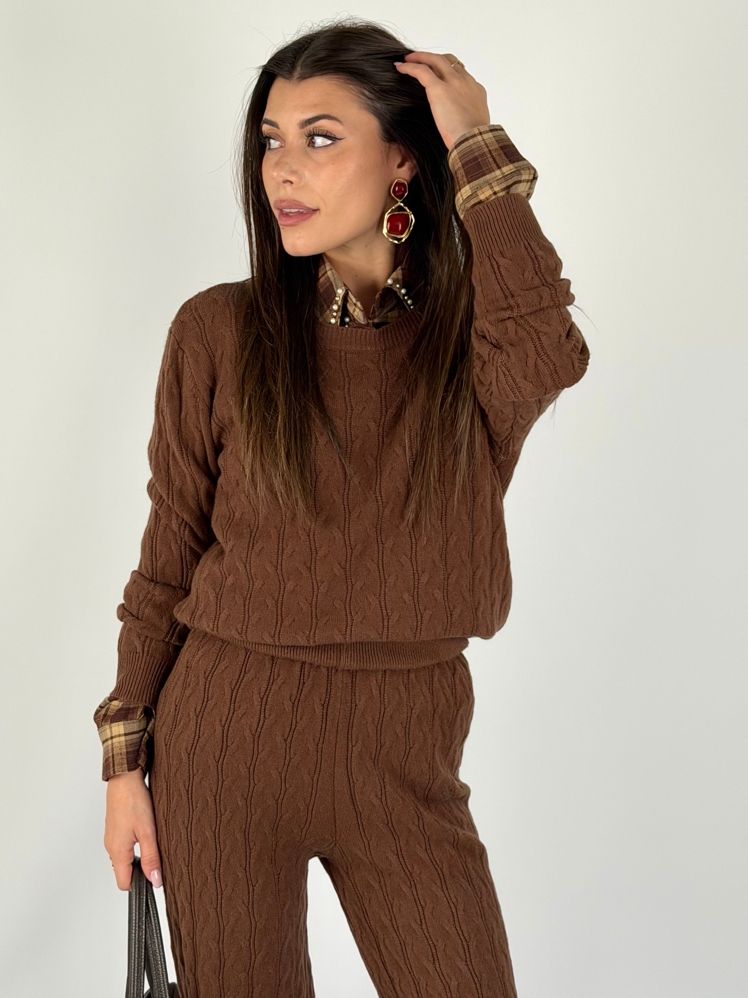 Tuta sportiva glam moro