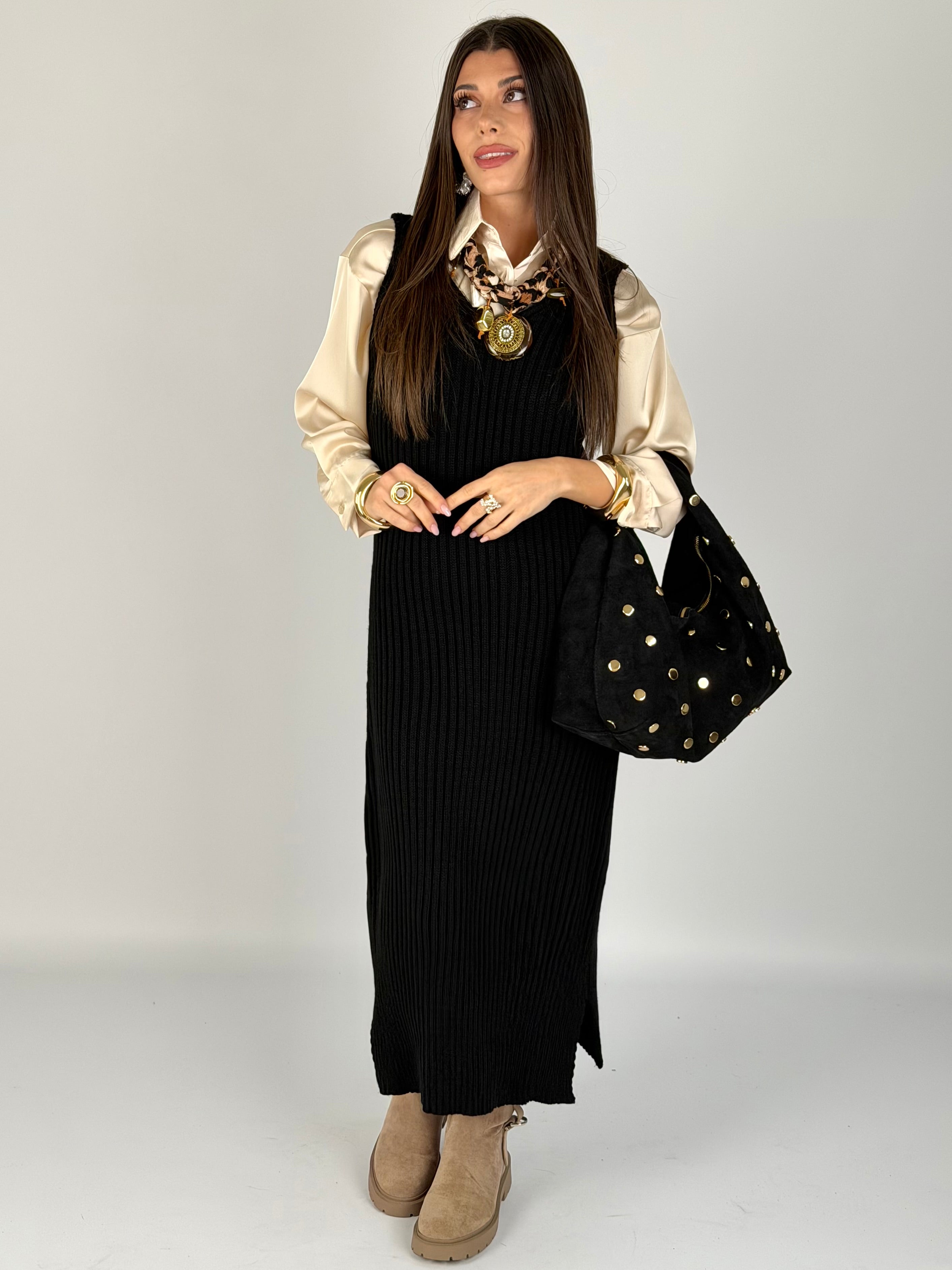 Abito + maglione Asia nero