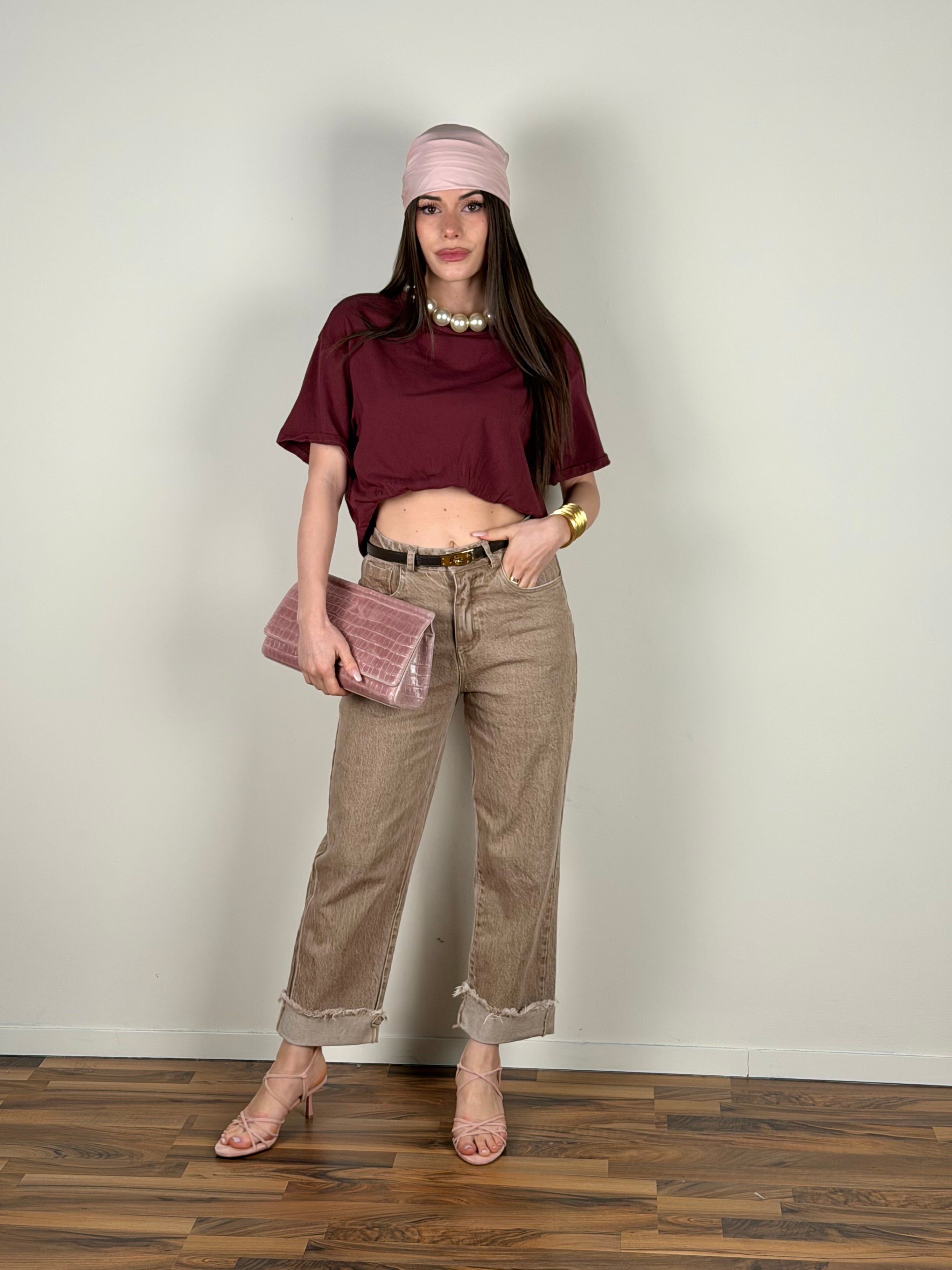 T-shirt Western Bordeaux