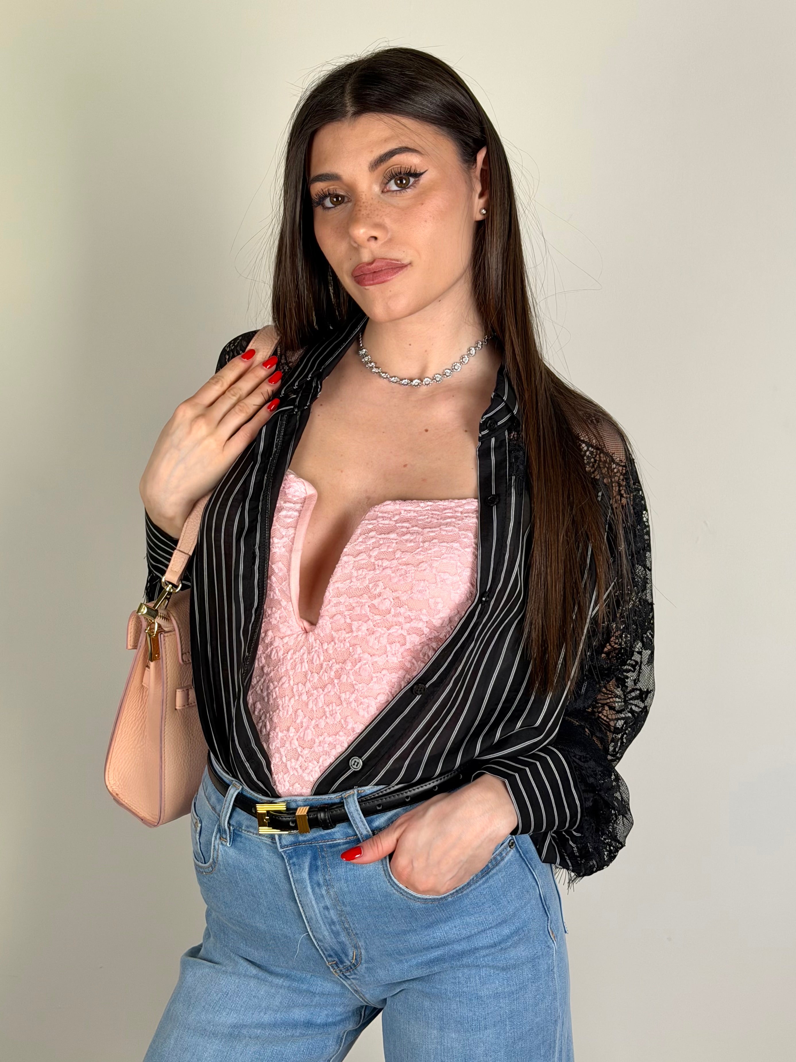 Camicia Baby-doll nera