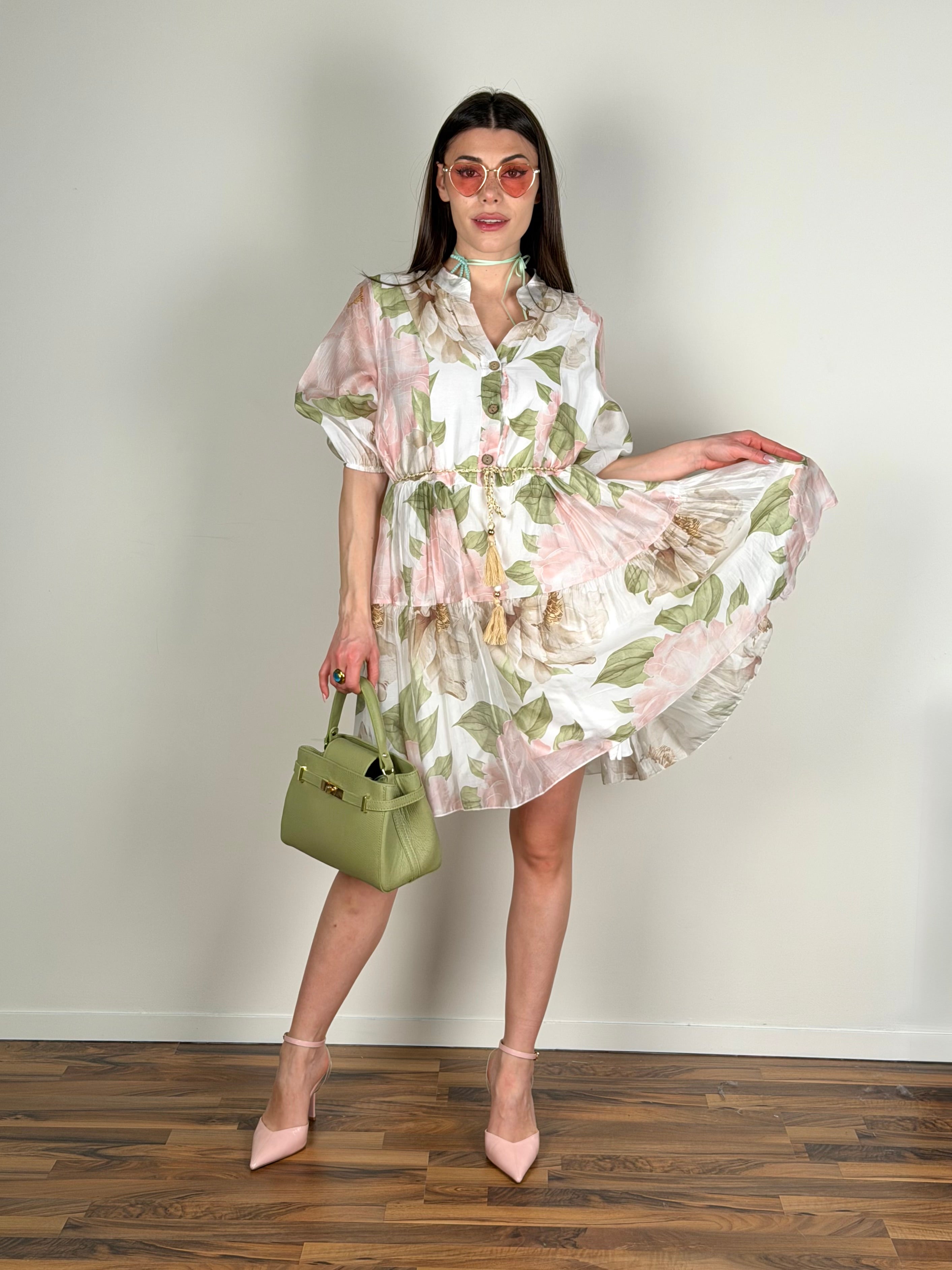 Abito primavera rosa