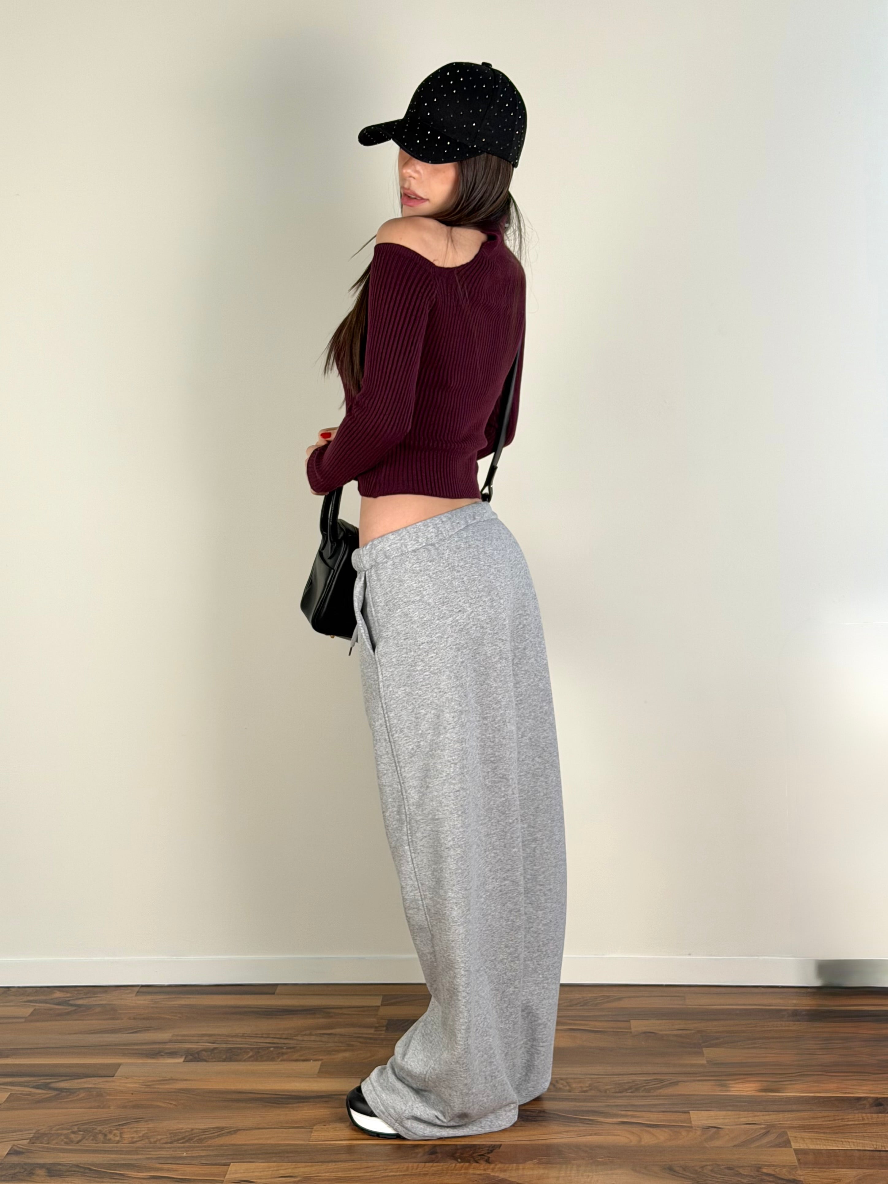 Pantalone tuta City grigio