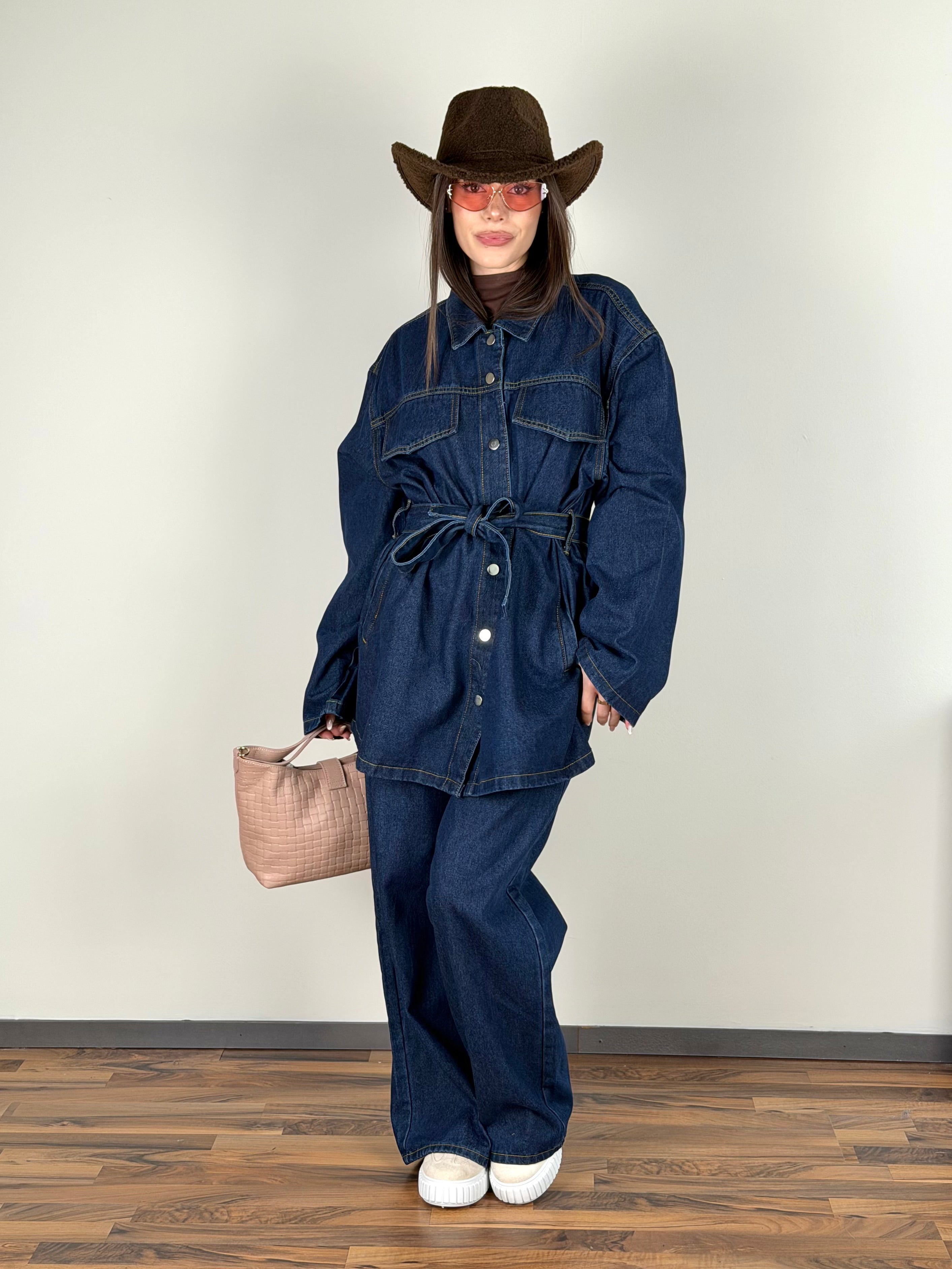 Completo premium NYC blu