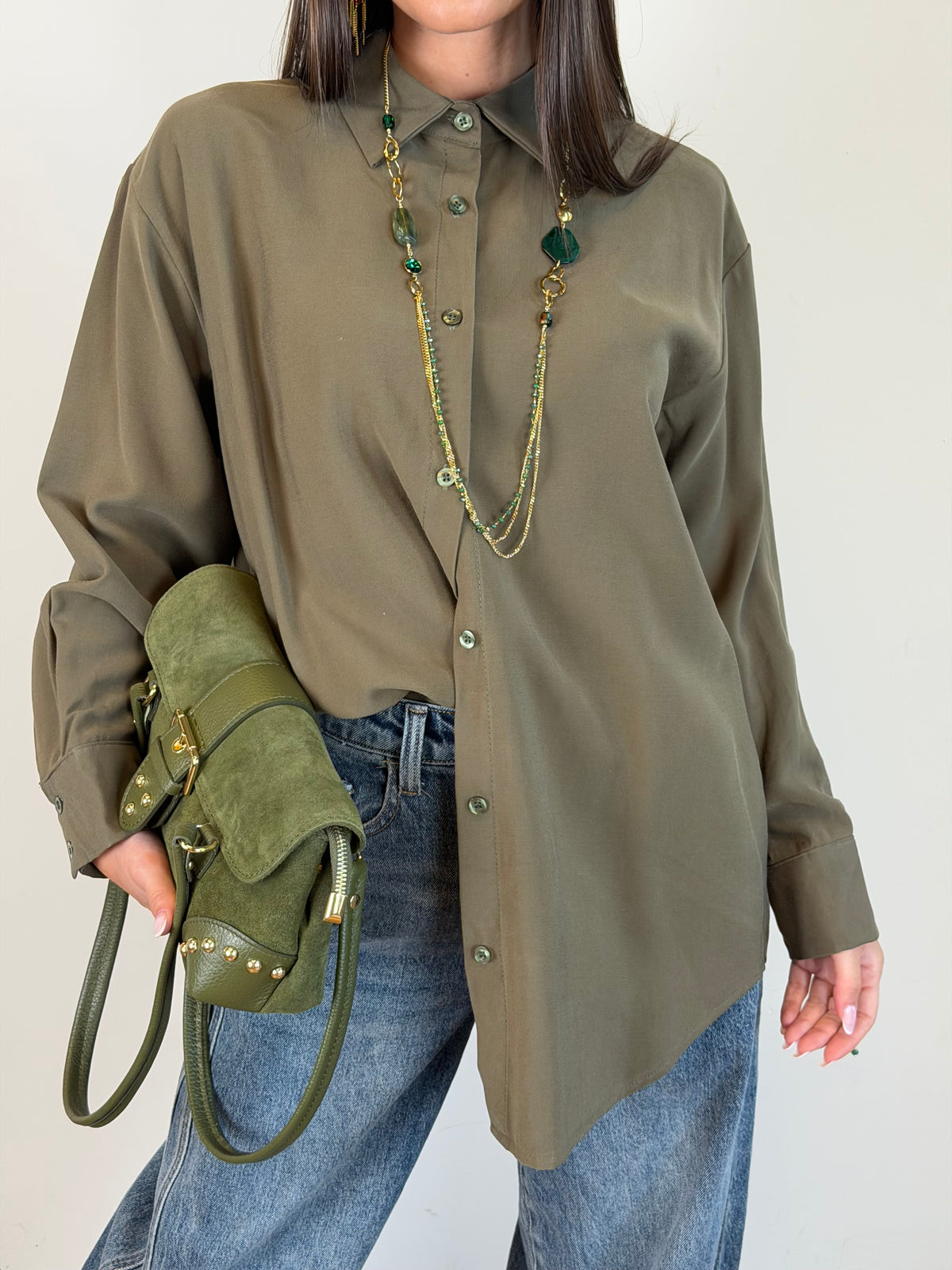 Camicia belle verde